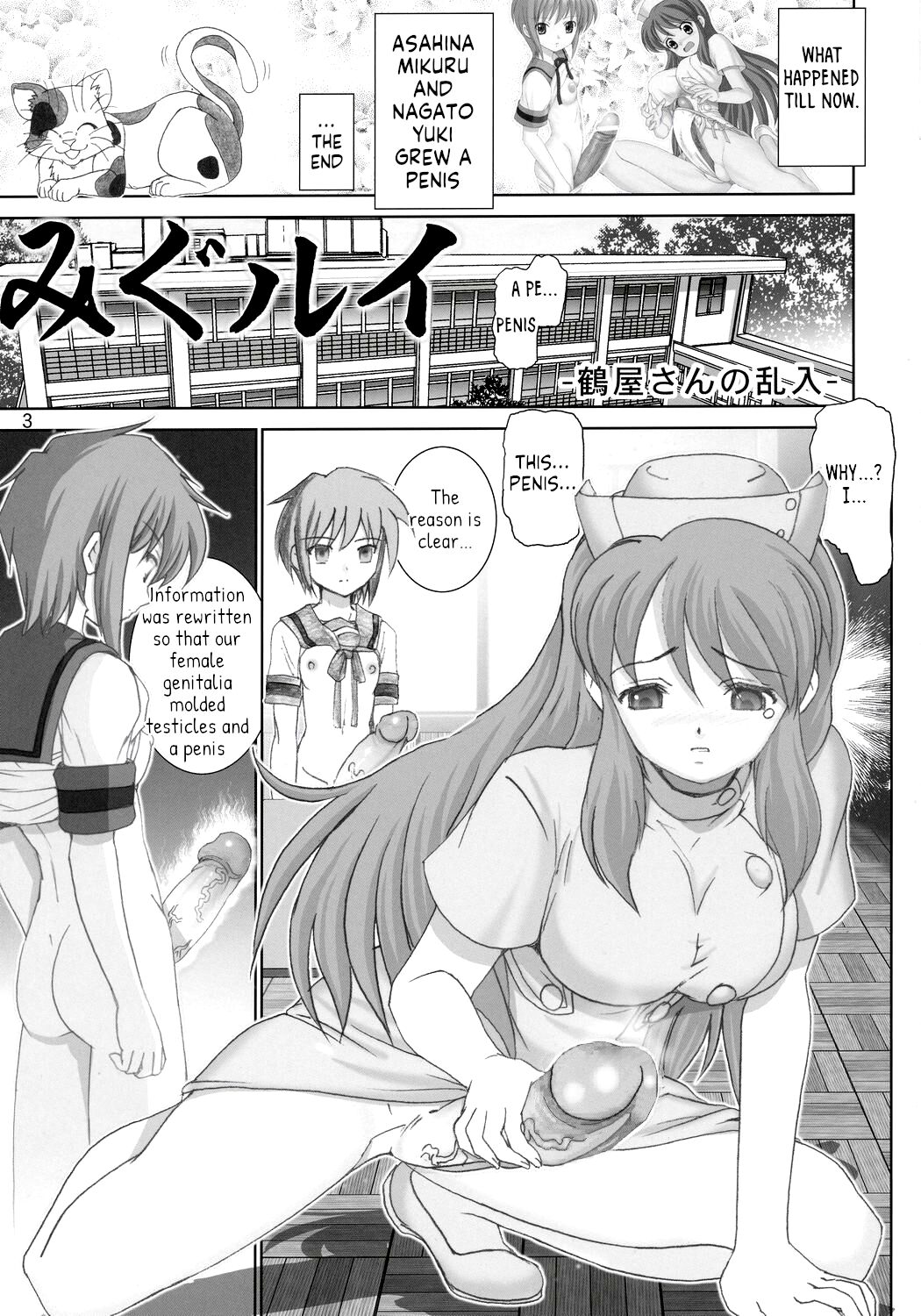 [Raijinkai (Haruki Genia)] Migurui 4 (The Melancholy of Haruhi Suzumiya) [English translated & uncensored] numero di immagine  2