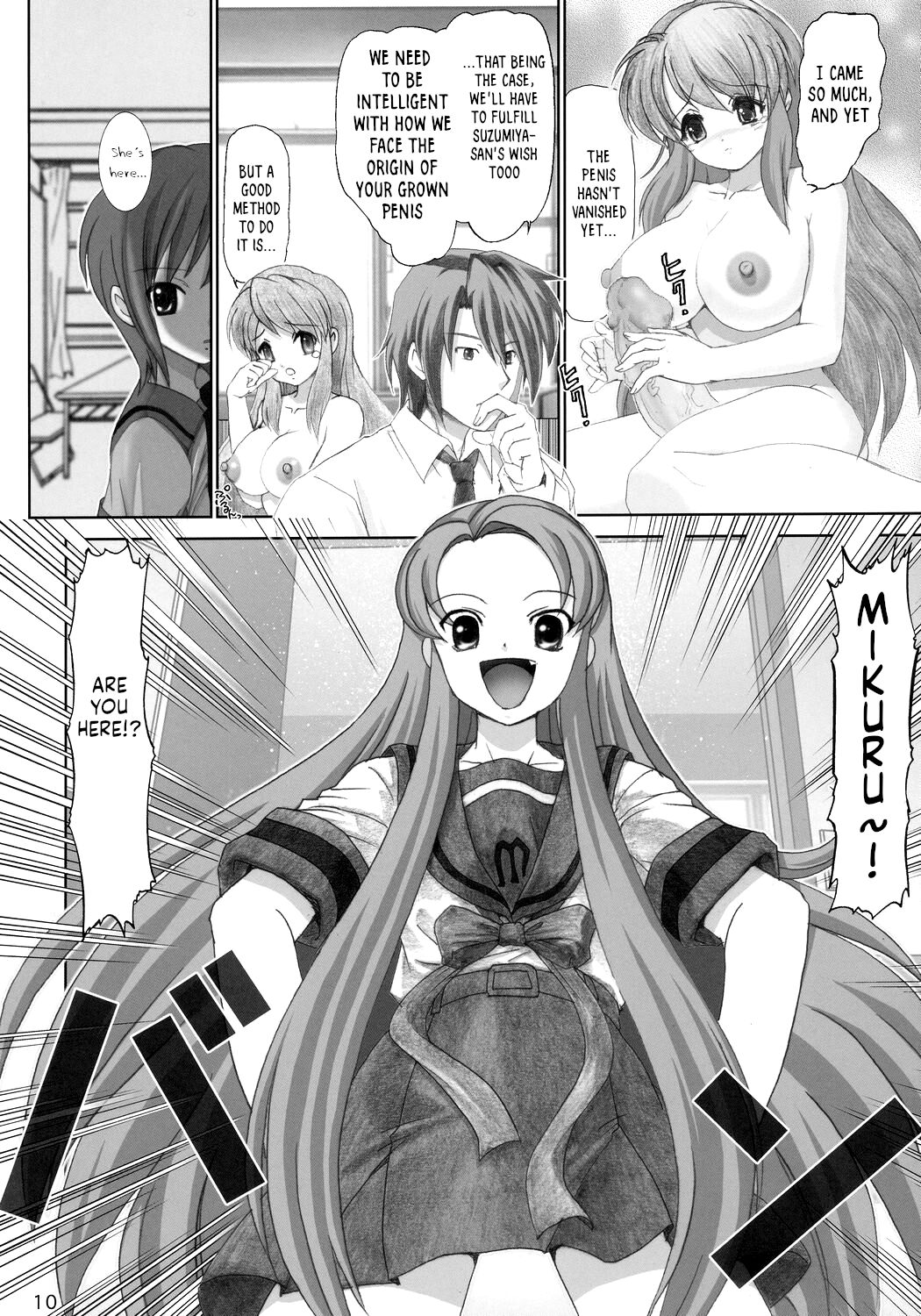 [Raijinkai (Haruki Genia)] Migurui 4 (The Melancholy of Haruhi Suzumiya) [English translated & uncensored] numero di immagine  9