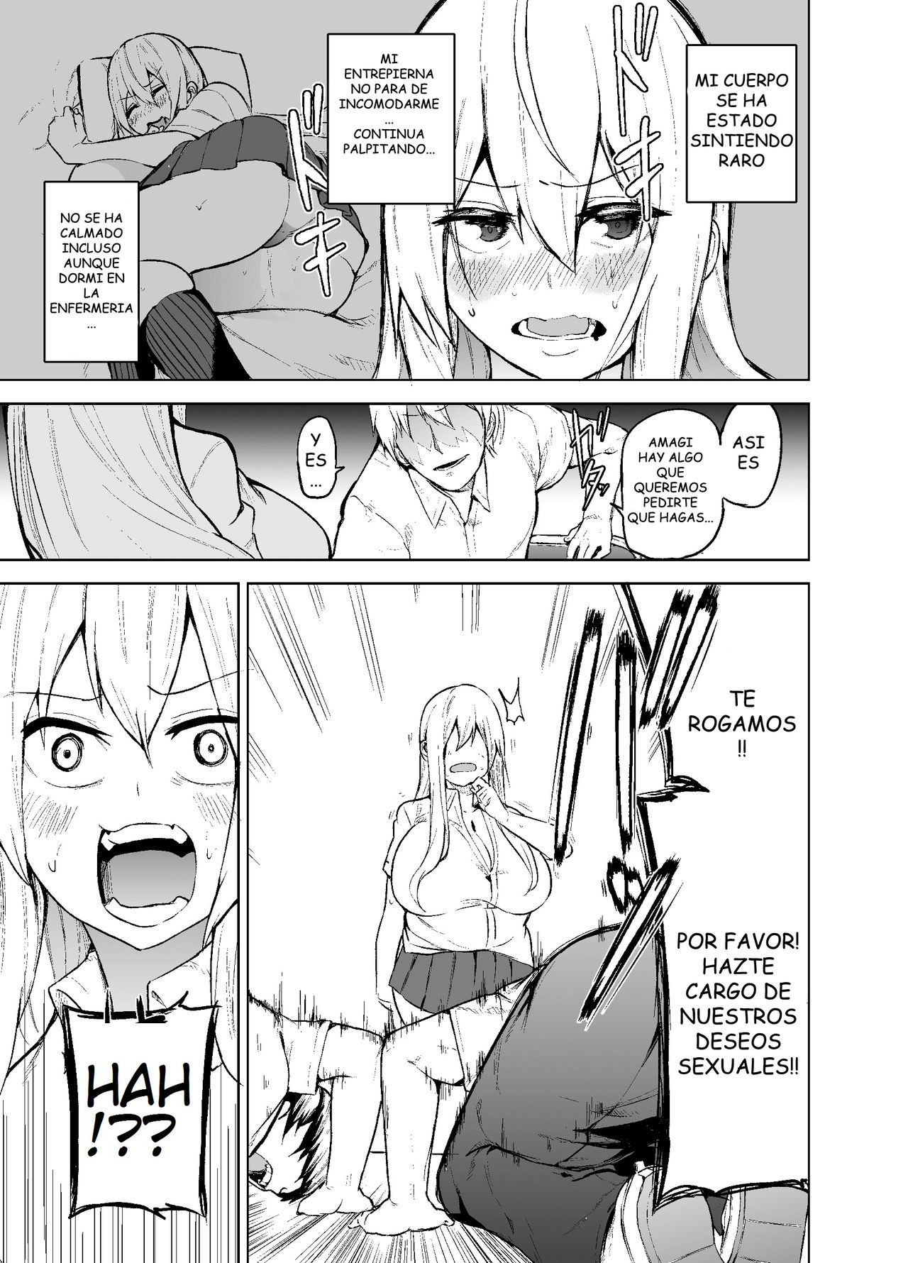 [Wakuseiburo (cup-chan)] TS Musume Kodama-chan to H! | TS girl Kodama-chan and H! [Spanish] [Digital] 图片编号 10