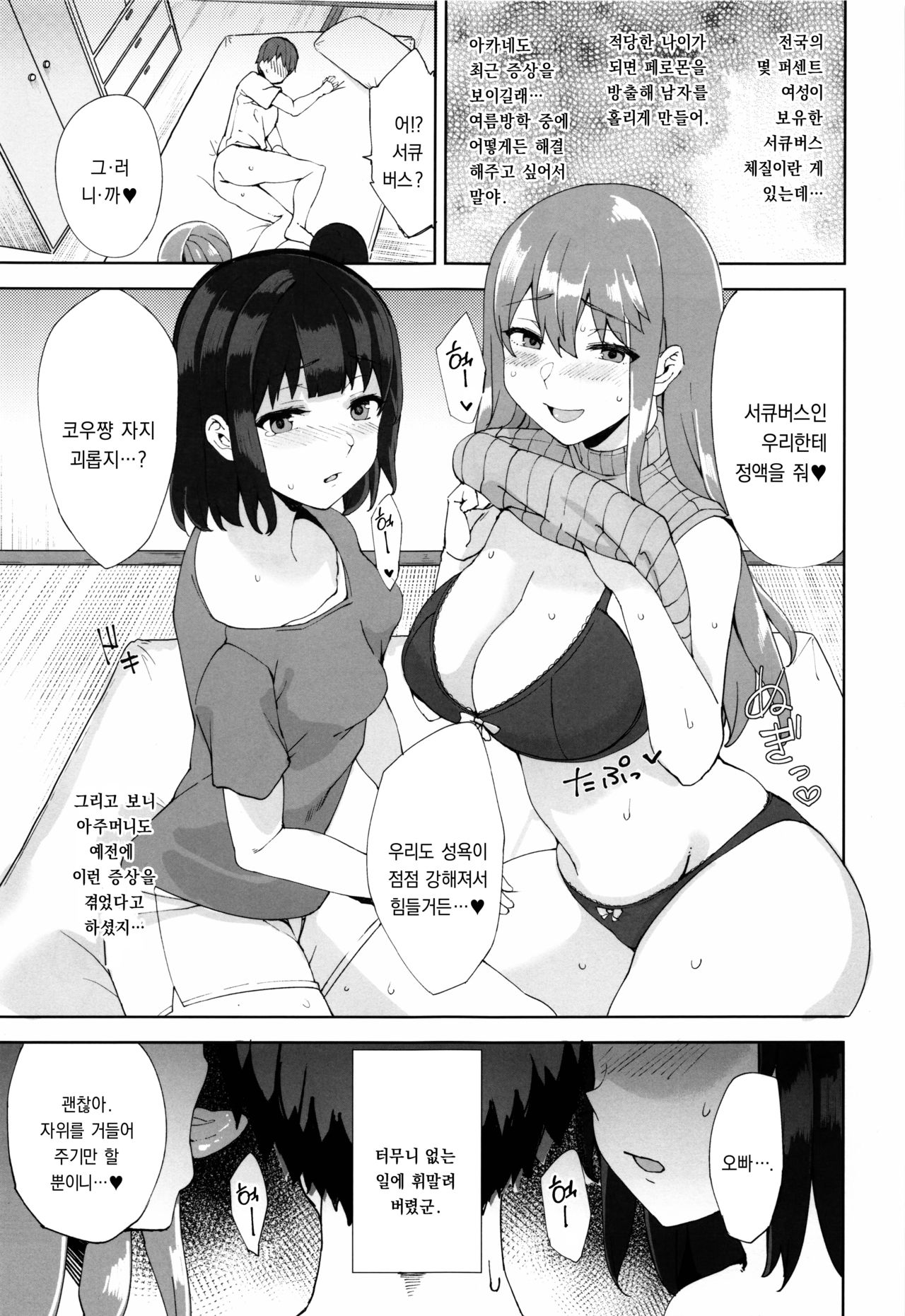 (C96) [Nukotigura (Nekonose Hajime)] Succubus Sisters [Korean] 图片编号 8