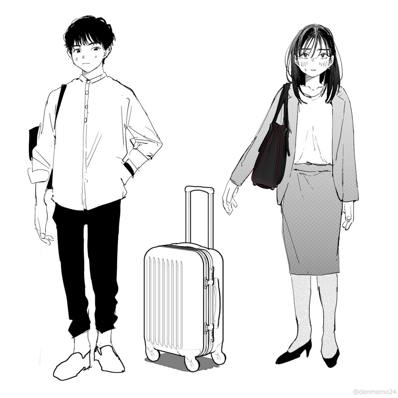 [Denbu Momo] Muramura OL-san wa Hikouki no Naka demo Seiyoku o Mitashitai | 발정난 OL은 비행기 안에서도 성욕을 채우고 싶다 [Korean] [Digital] 图片编号 48