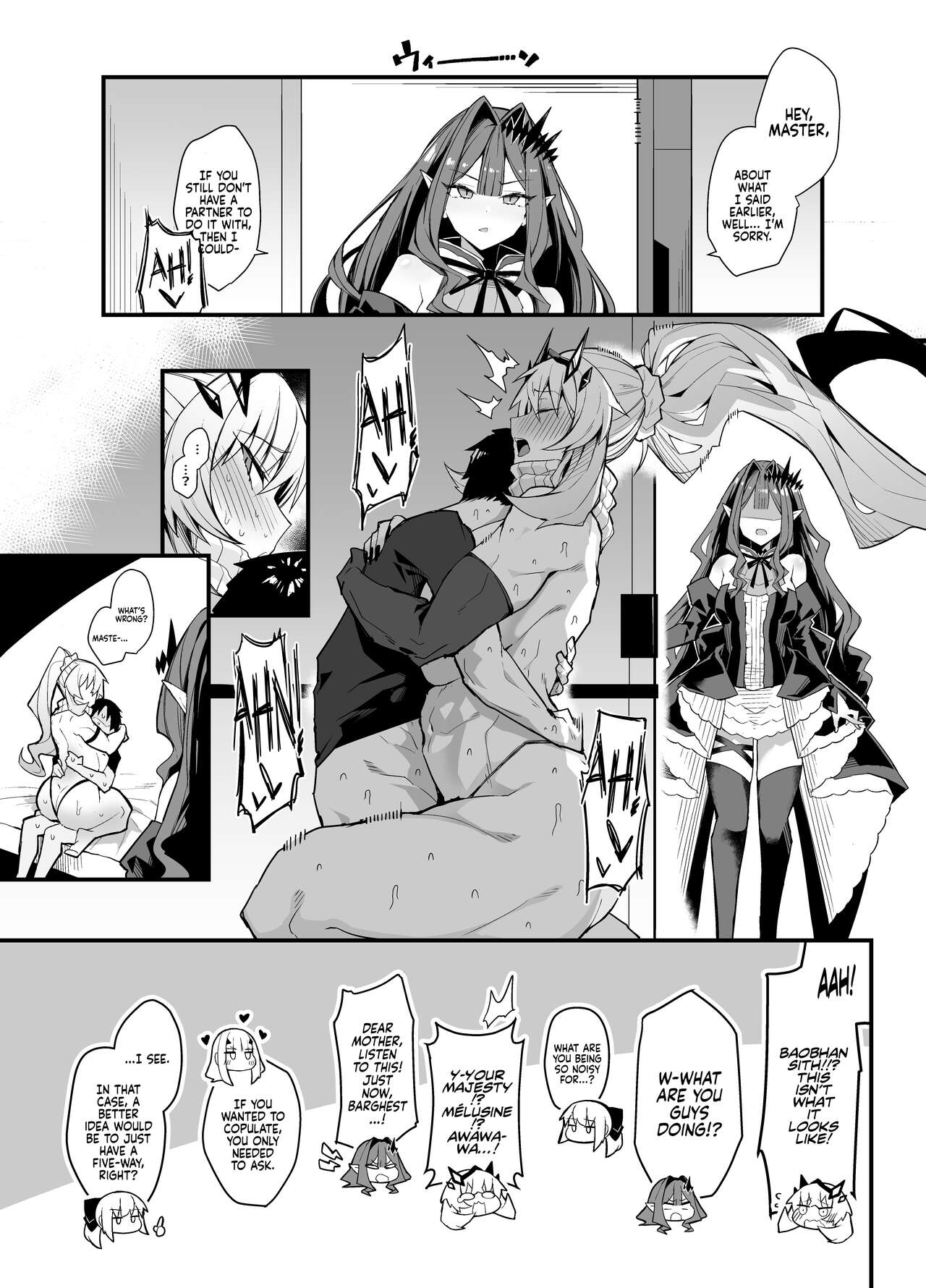 [Arimura Daikon] Bageko to Asa made Ichaicha | Making out with Bageko Until Morning (Fate/Grand Order) [English] [Coffedrug] [Decensored] numero di immagine  7