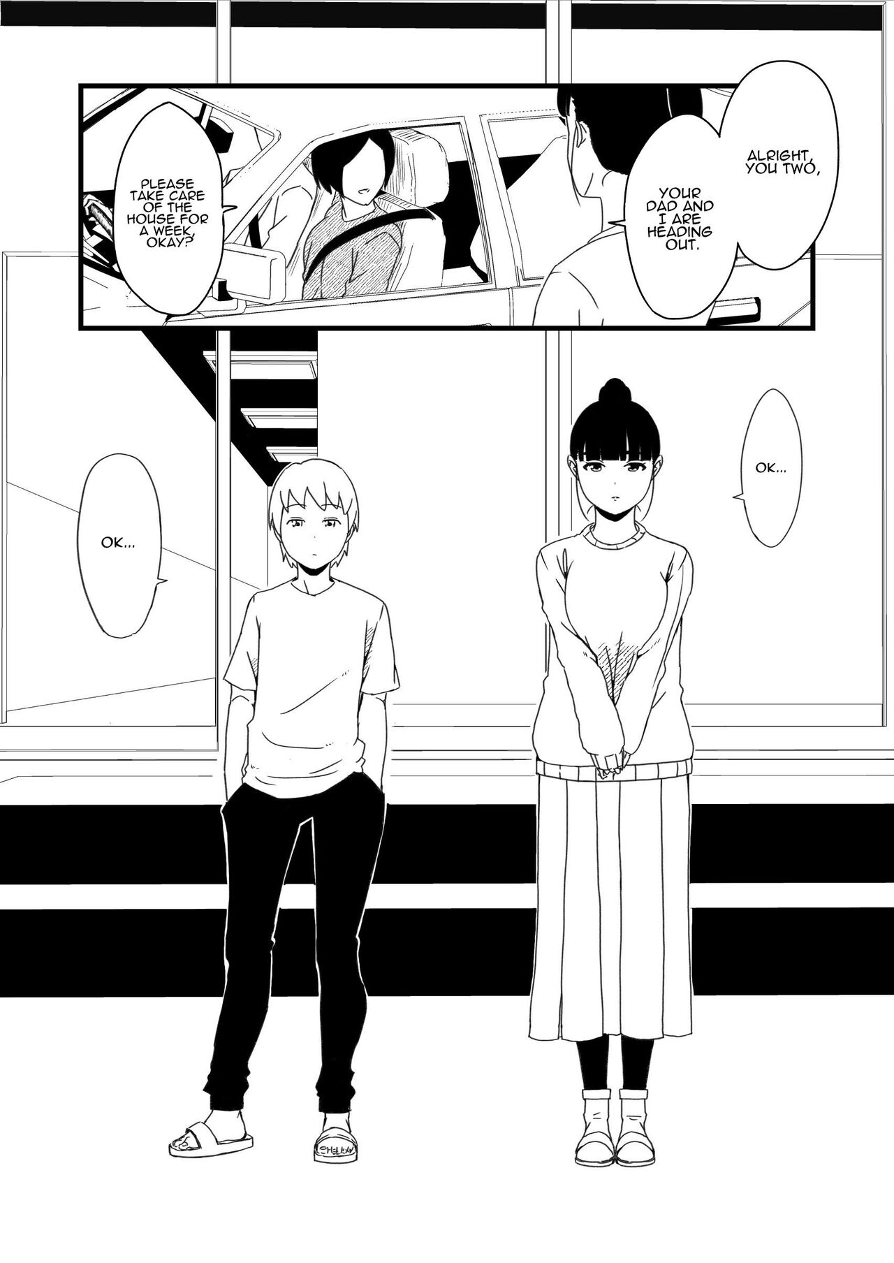 [Senaka] Giri no Ane to no 7-kakan Seikatsu - 1 [English] [ADTL] image number 4