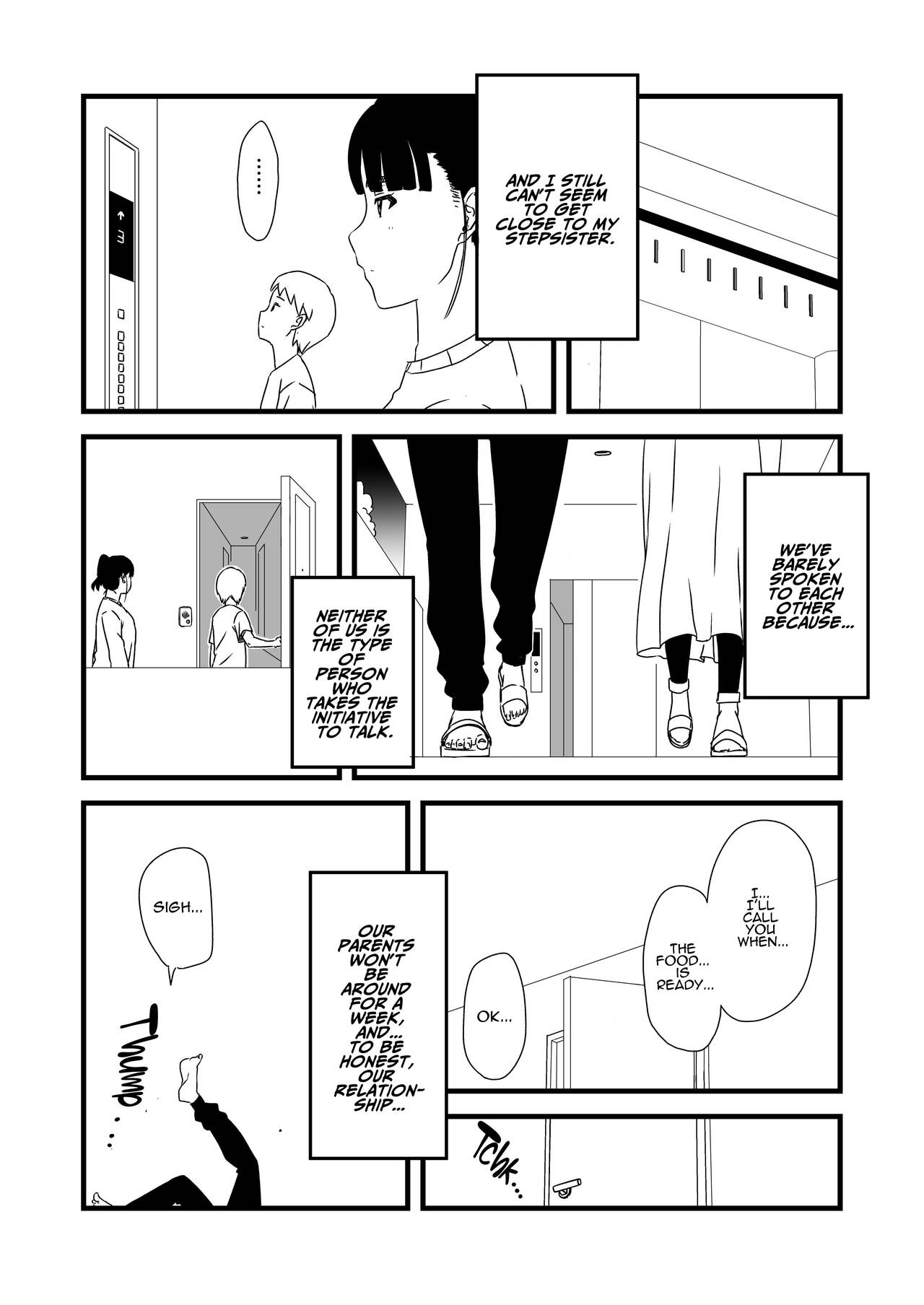 [Senaka] Giri no Ane to no 7-kakan Seikatsu - 1 [English] [ADTL] image number 7