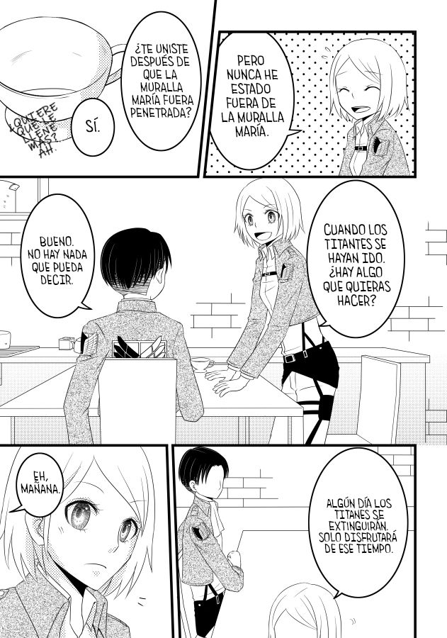 【C87】[Nanaki ] Ever After (Shingeki no Kyojin) [Spanish] [Mr. Nugget] image number 8