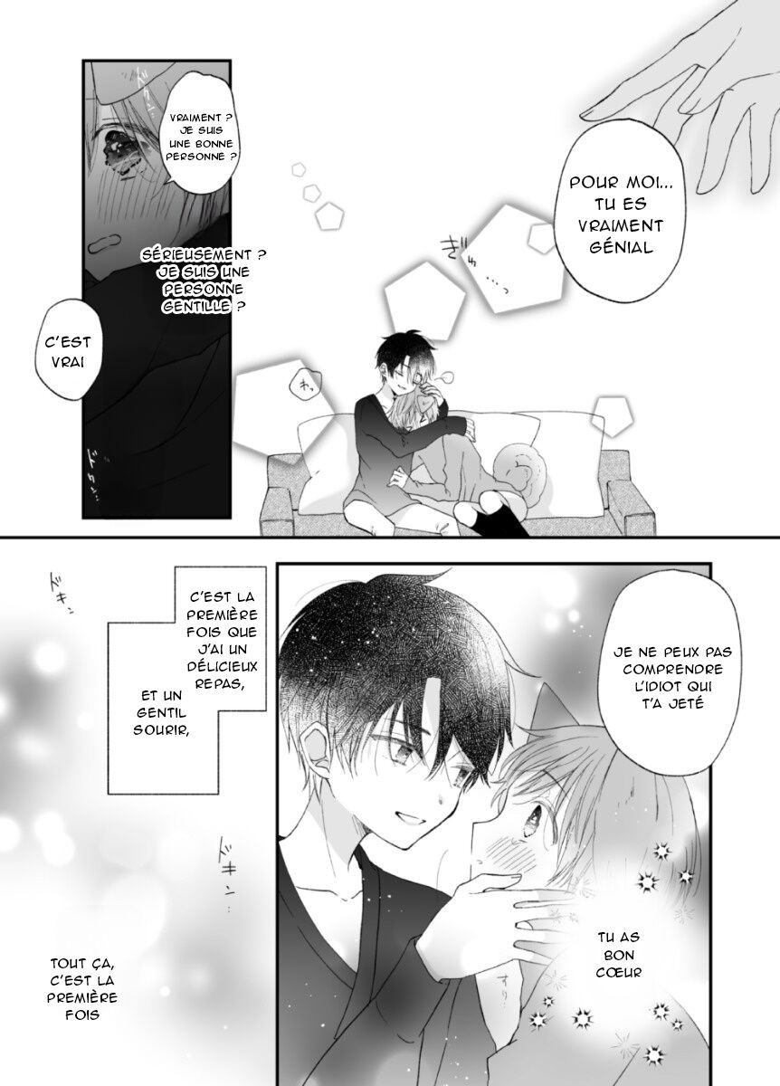 [Shota Oji-san wo Ose (Watanuki Tenchou-kun)] Suterareta Kemonohito ga Hirowarete mesuka Choukyou de Pet ni naru hanashi [Digital][French][NK Translation] numero di immagine  10