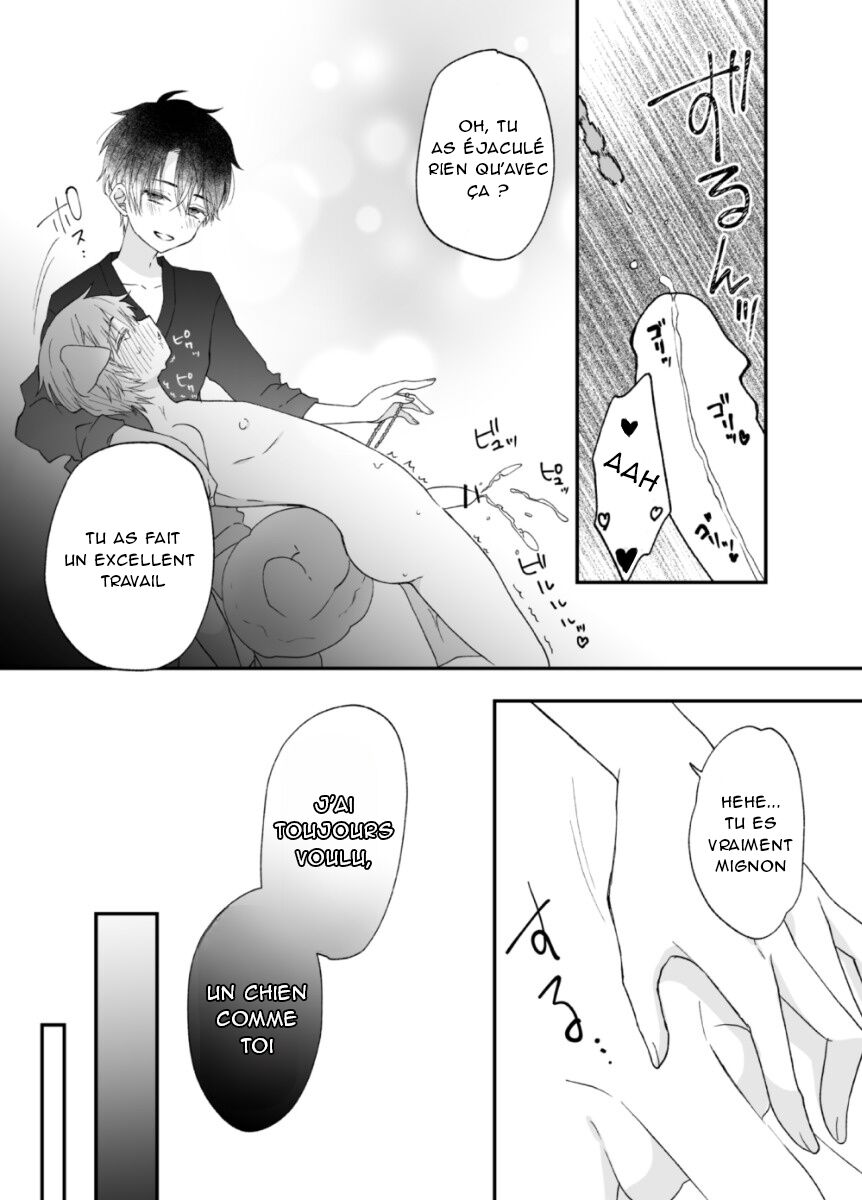 [Shota Oji-san wo Ose (Watanuki Tenchou-kun)] Suterareta Kemonohito ga Hirowarete mesuka Choukyou de Pet ni naru hanashi [Digital][French][NK Translation] numero di immagine  18