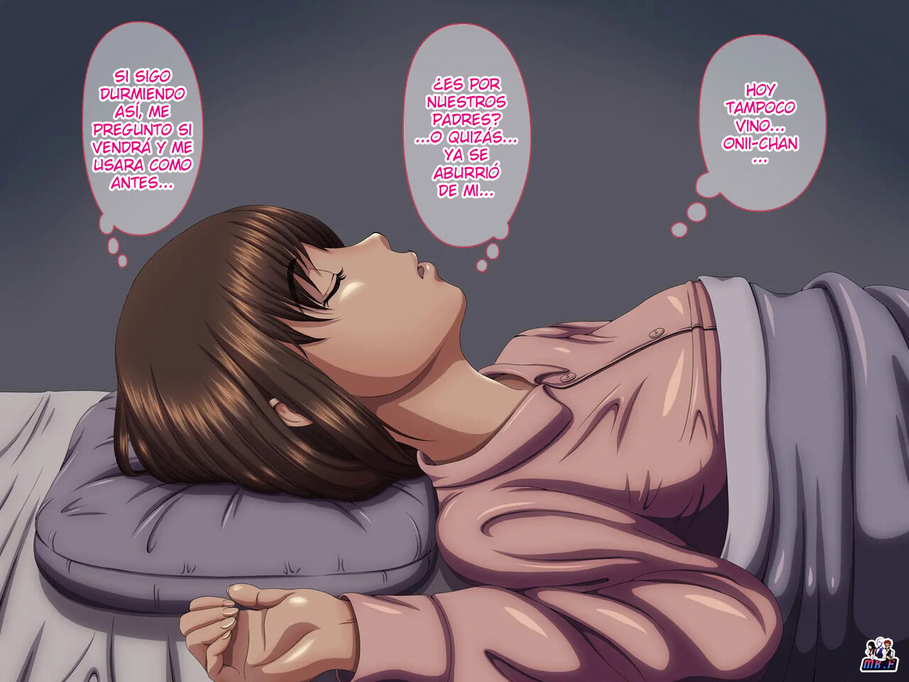 [Ookamifuusen] Oya no Inu Ma ni Seikou - Imouto wa Ani no Seishori Dougu [Spanish] image number 133