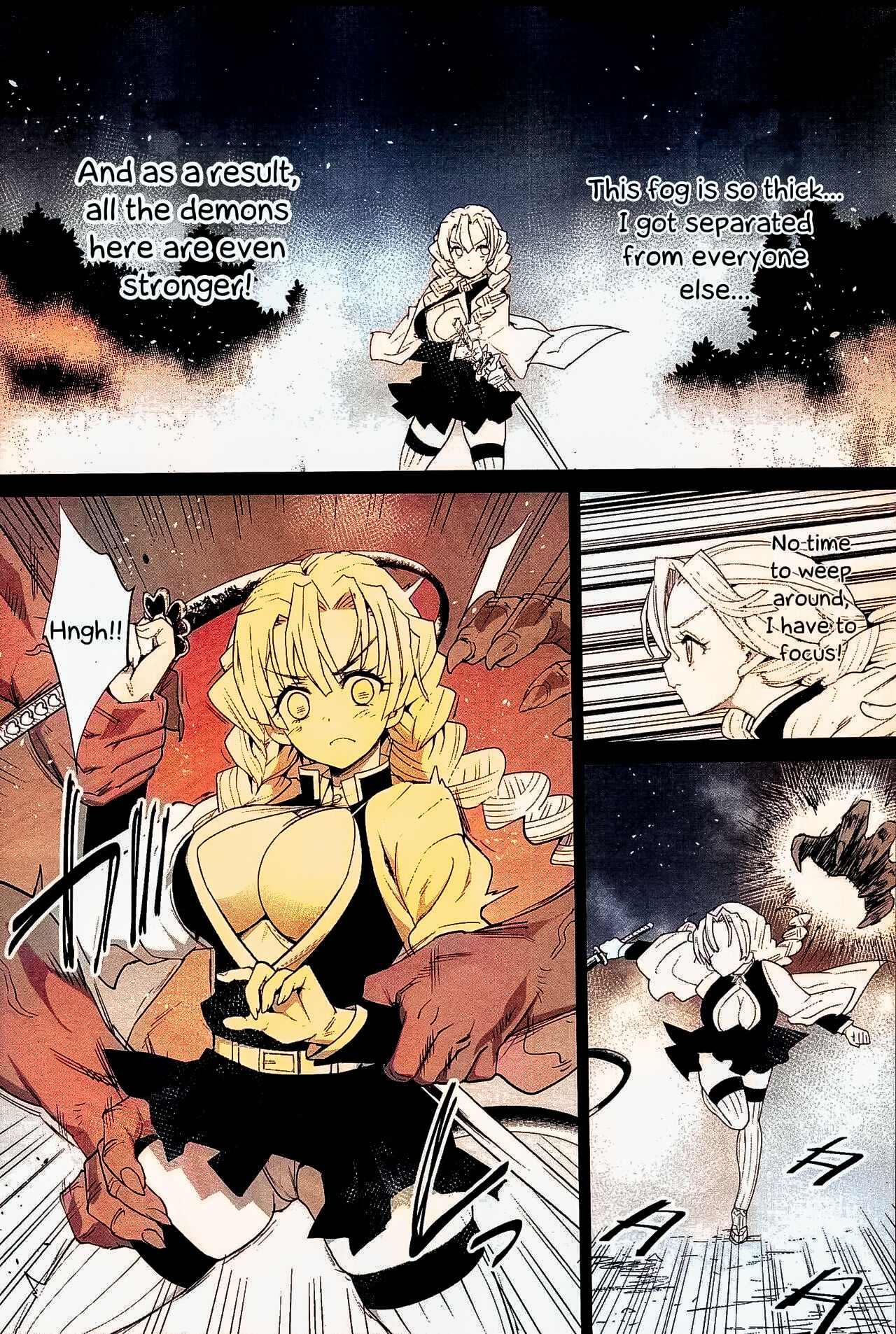 [Eromazun (Ma-kurou)] Kimetsu no Urabon - RAPE OF DEMON SLAYER (Kimetsu no Yaiba) [English] [Kappasa] [Colorized] изображение № 5