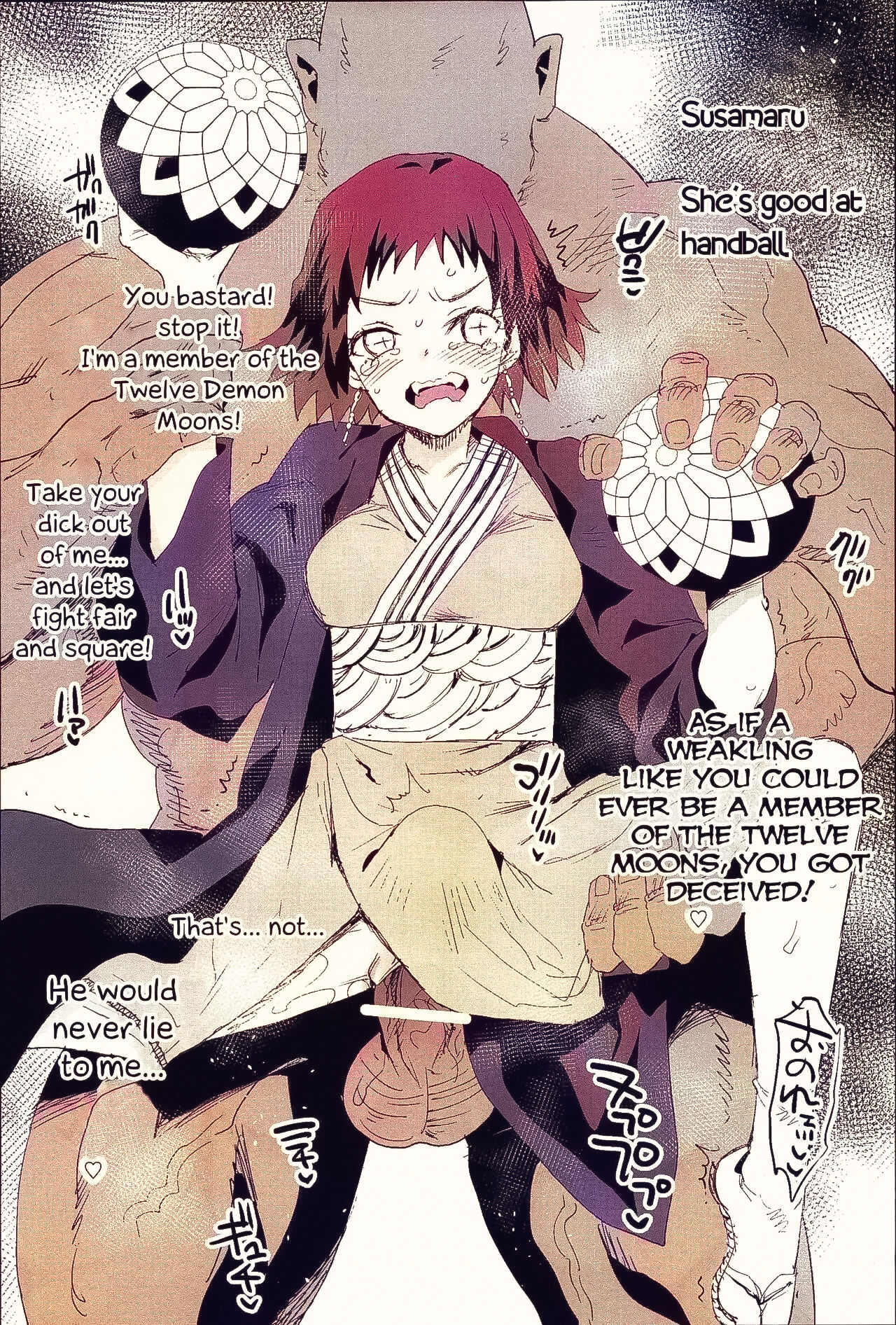 [Eromazun (Ma-kurou)] Kimetsu no Urabon - RAPE OF DEMON SLAYER (Kimetsu no Yaiba) [English] [Kappasa] [Colorized] изображение № 28