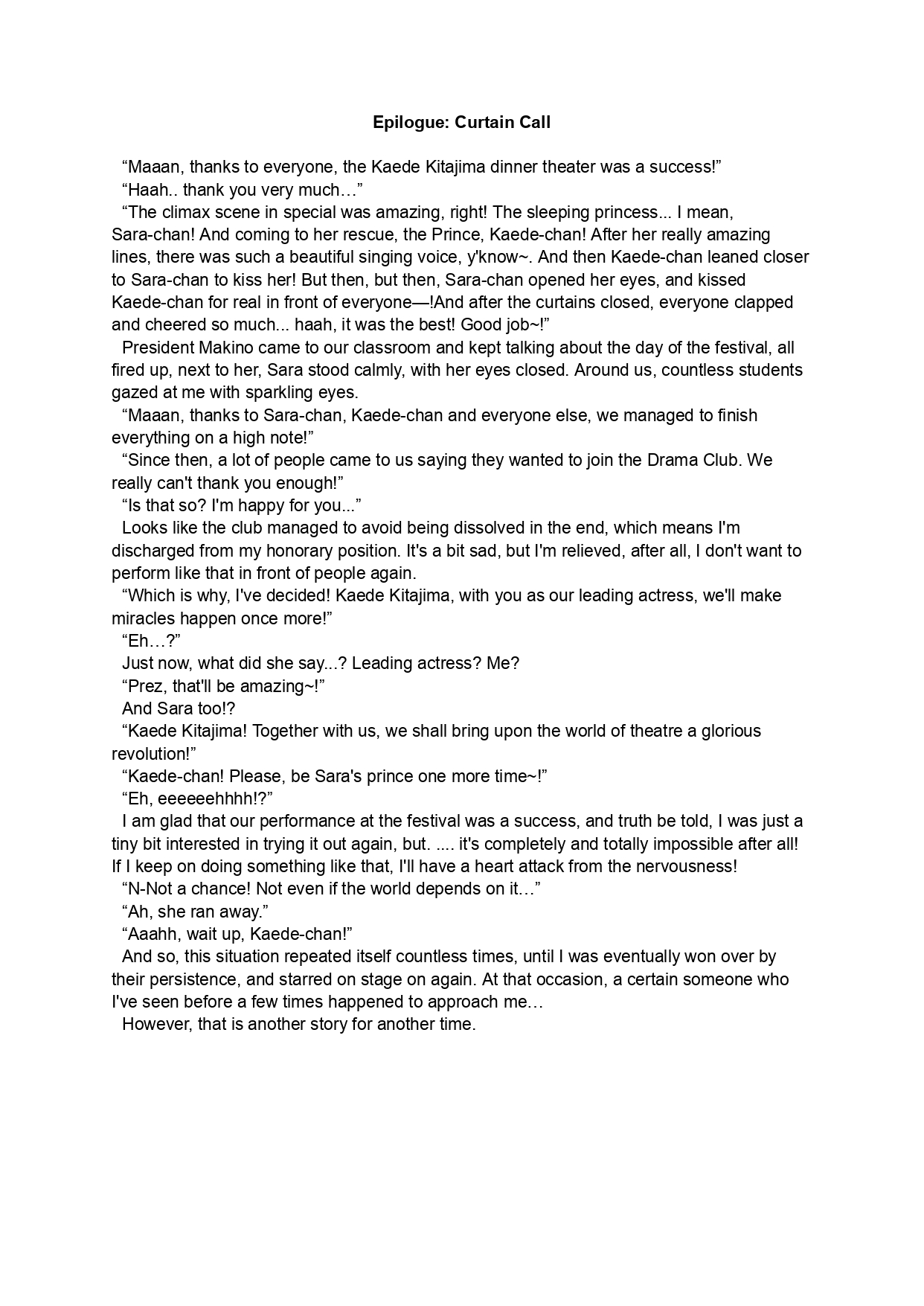 [Luminosity, Fuguriya (Peko)] Sono Hanabira ni Kuchizuke wo - Curtain Call wa Owaranai | A Kiss For The Petals - The Curtain Call Never Ends [English] Bildnummer 33