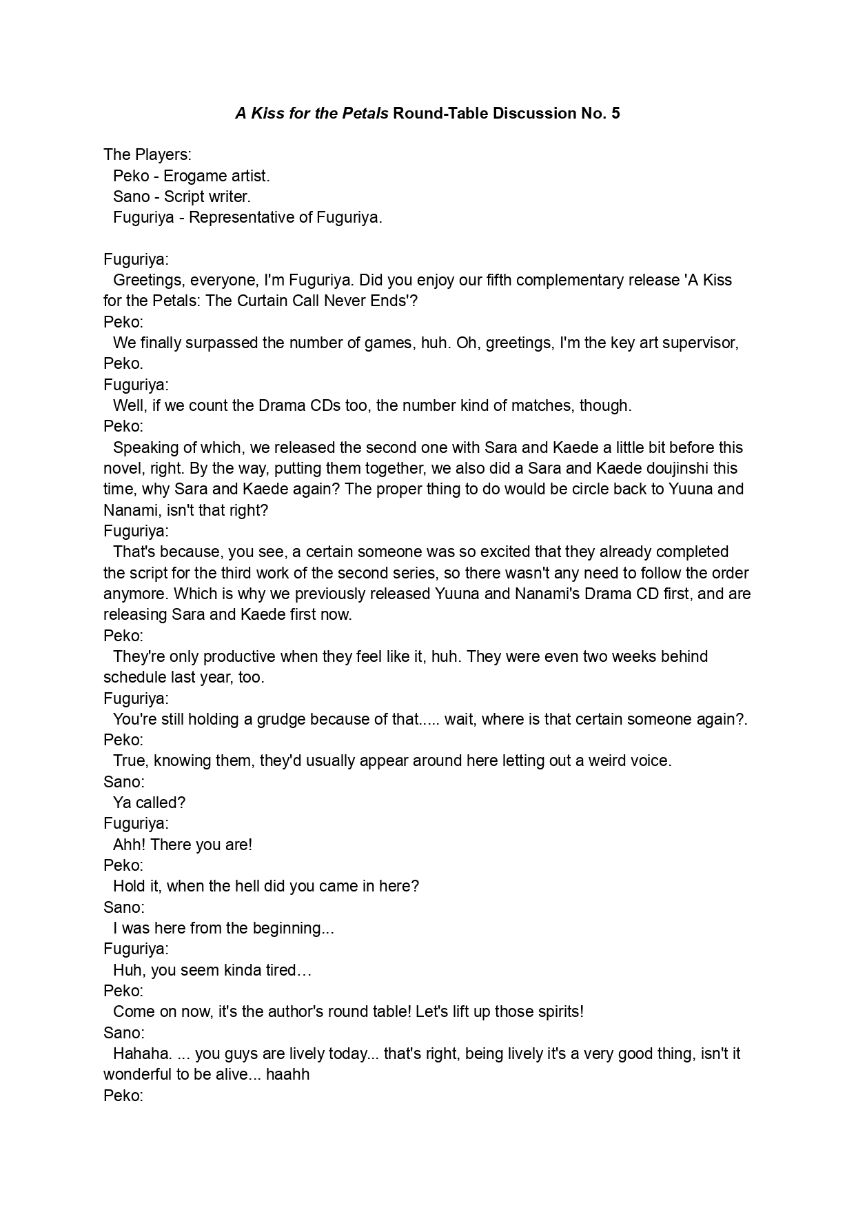 [Luminosity, Fuguriya (Peko)] Sono Hanabira ni Kuchizuke wo - Curtain Call wa Owaranai | A Kiss For The Petals - The Curtain Call Never Ends [English] Bildnummer 34