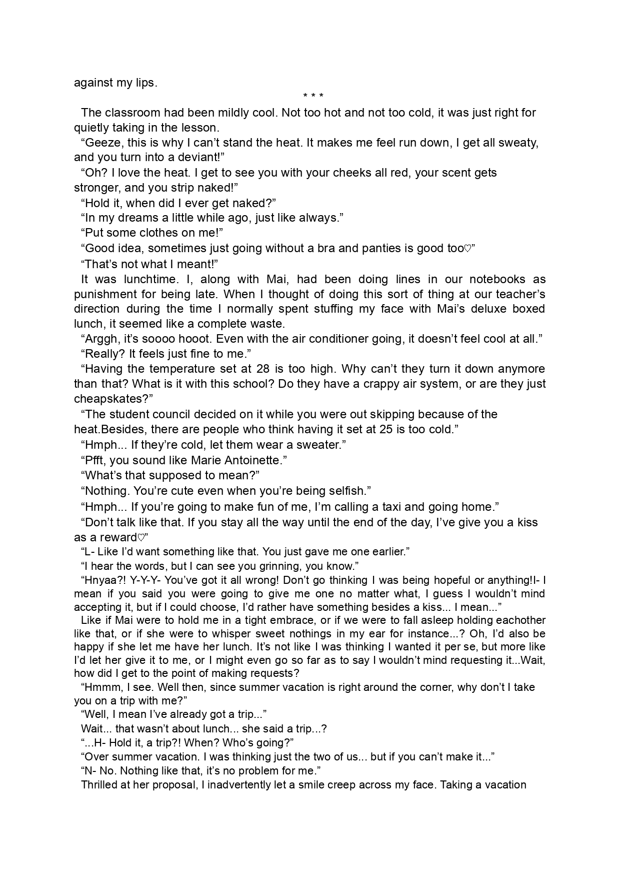 [LUMINOCITY, Fuguriya (Peko, Sano Shinichirou)] Sono Hanabira ni Kuchizuke o - Natsu o Gyutto ne! | A Kiss For The Petals - Seize the Summer!  [English] [Ralen] Bildnummer 6