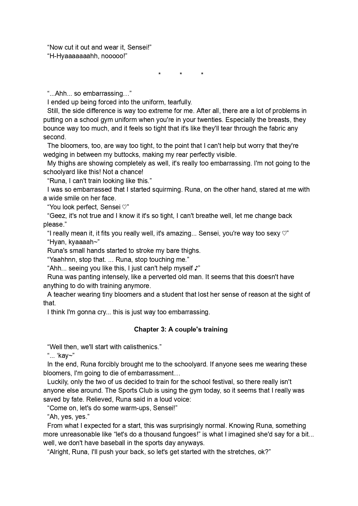 [LUMINOCITY, Fuguriya (Peko)] Sono Hanabira ni Kuchizuke o - Couple’s Goal Tape! | A Kiss For The Petals - Crossing the Finish Line Together  [English] Bildnummer 14