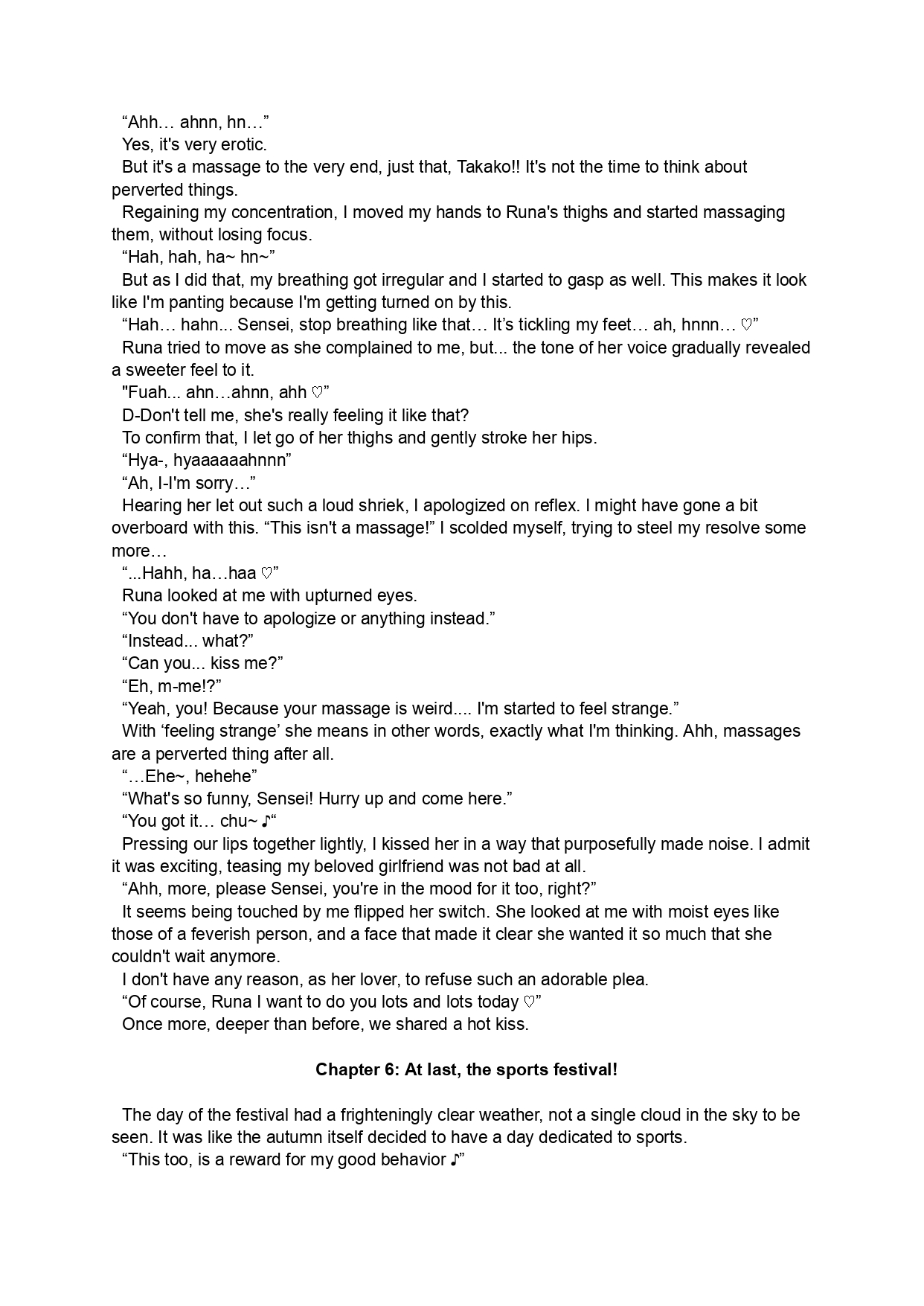 [LUMINOCITY, Fuguriya (Peko)] Sono Hanabira ni Kuchizuke o - Couple’s Goal Tape! | A Kiss For The Petals - Crossing the Finish Line Together  [English] Bildnummer 25