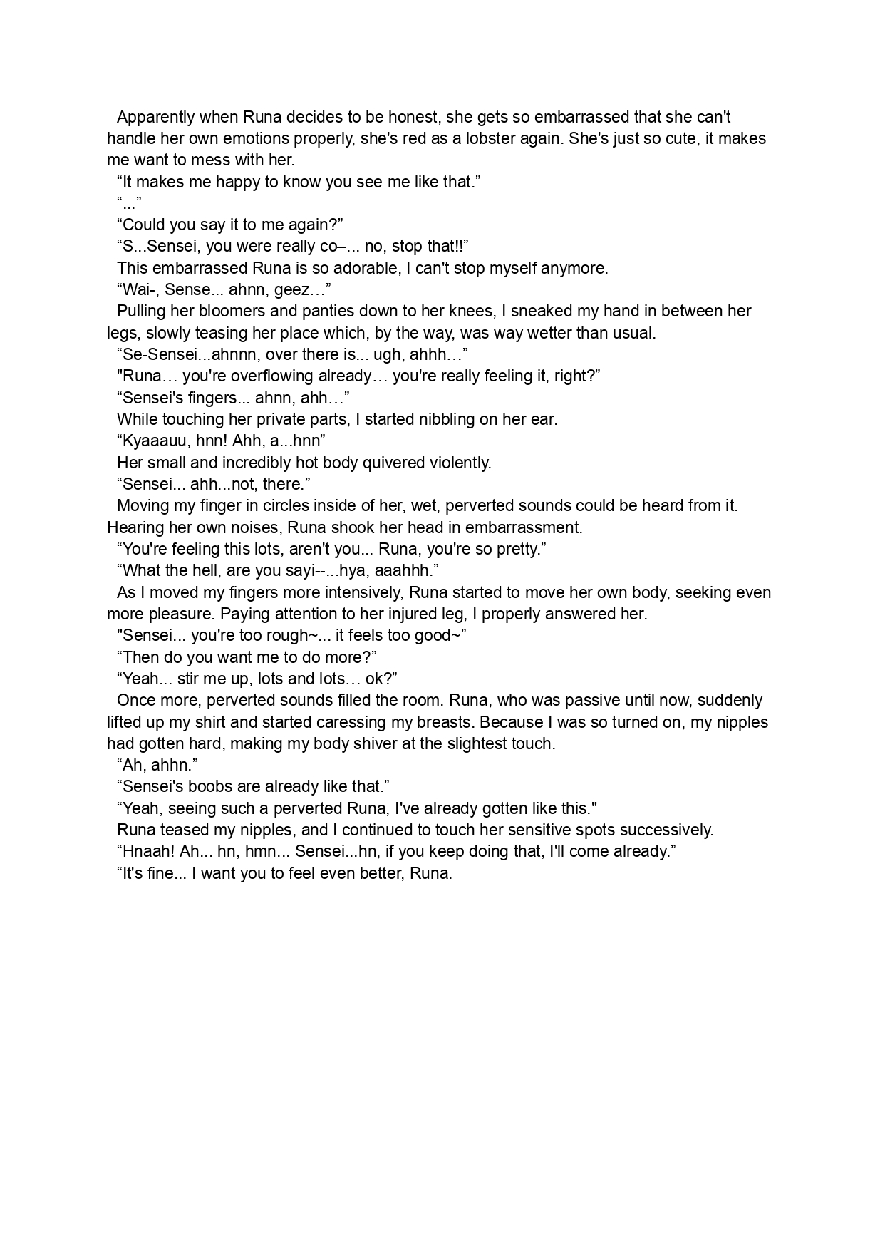 [LUMINOCITY, Fuguriya (Peko)] Sono Hanabira ni Kuchizuke o - Couple’s Goal Tape! | A Kiss For The Petals - Crossing the Finish Line Together  [English] Bildnummer 34