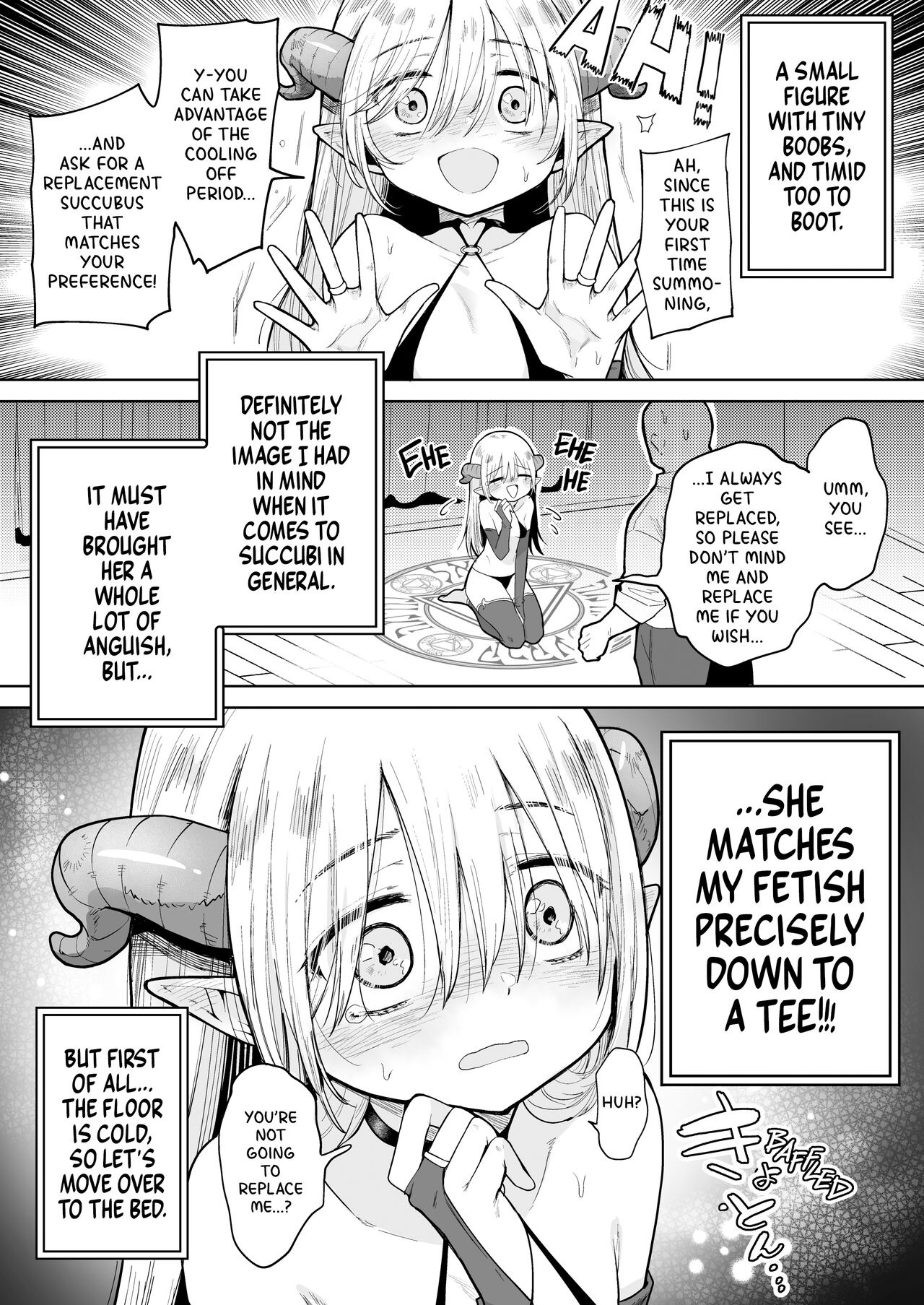 [Kanimura Hanten (Kanimura Ebio)] Negative Chippai Succubus ga Kita. | A Tiny Titty Negative Succubus Has Arrived [English] [Digital] 图片编号 4