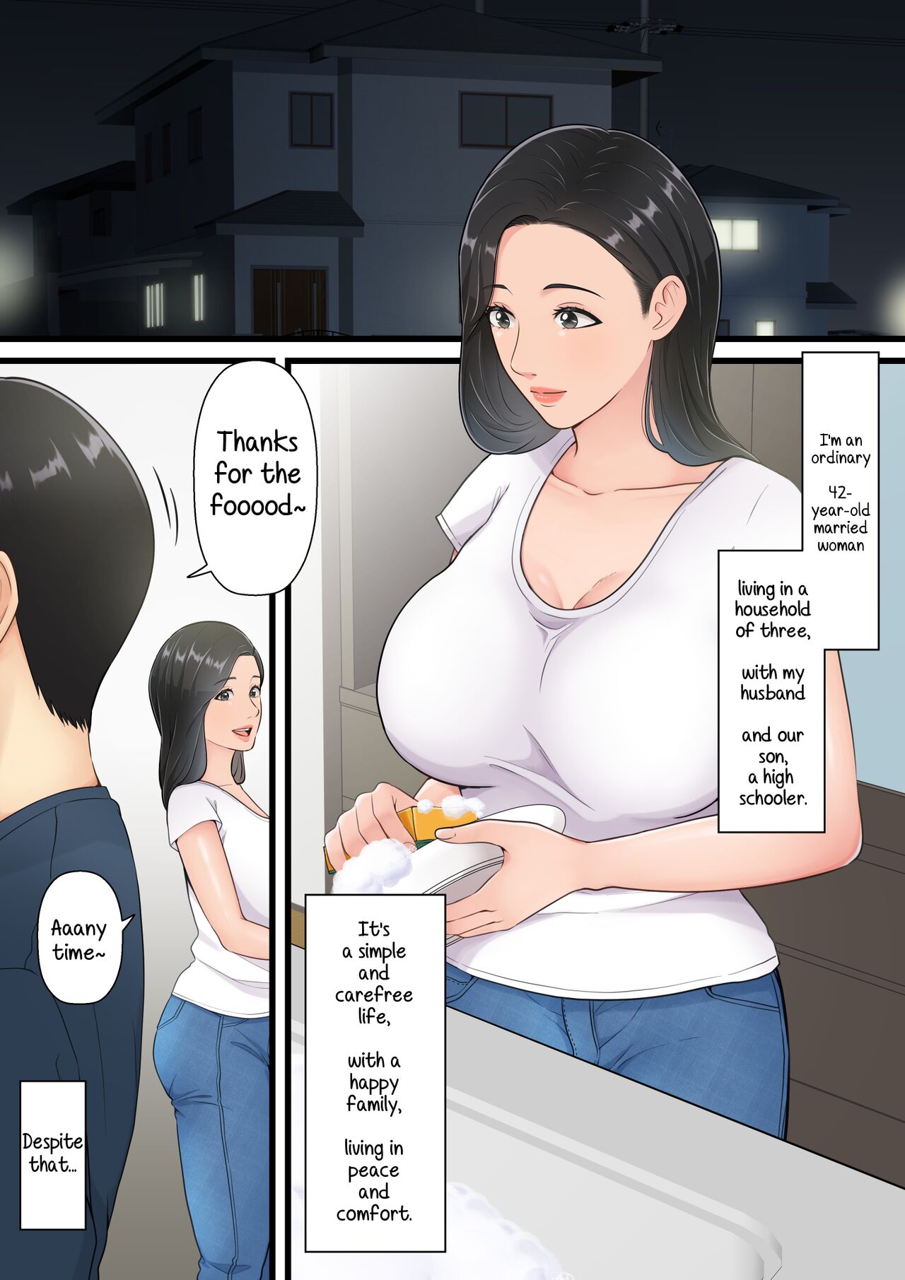 [Yuriko Club] Matomo na Hahaoya ga Musuko no Chinpo ni Ochiru made | When a Good Mom Succumbs to Her Son's Cock [English] [incogna777] image number 2