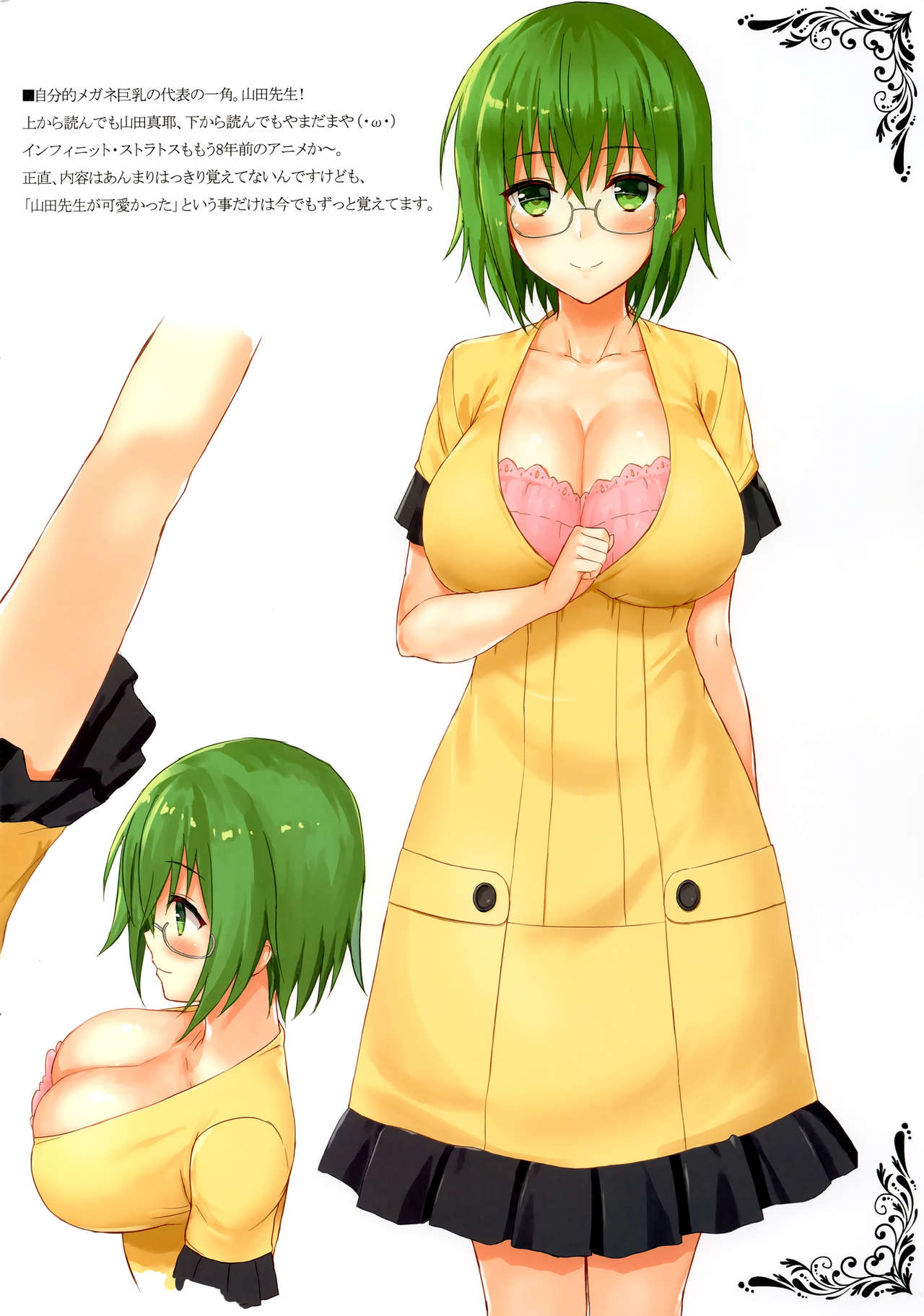 (C96) [Shibayukiya (Shibayuki)] Megane Kyonyuu ga Suki! (To LOVE-Ru, IS <Infinite Stratos>) image number 2