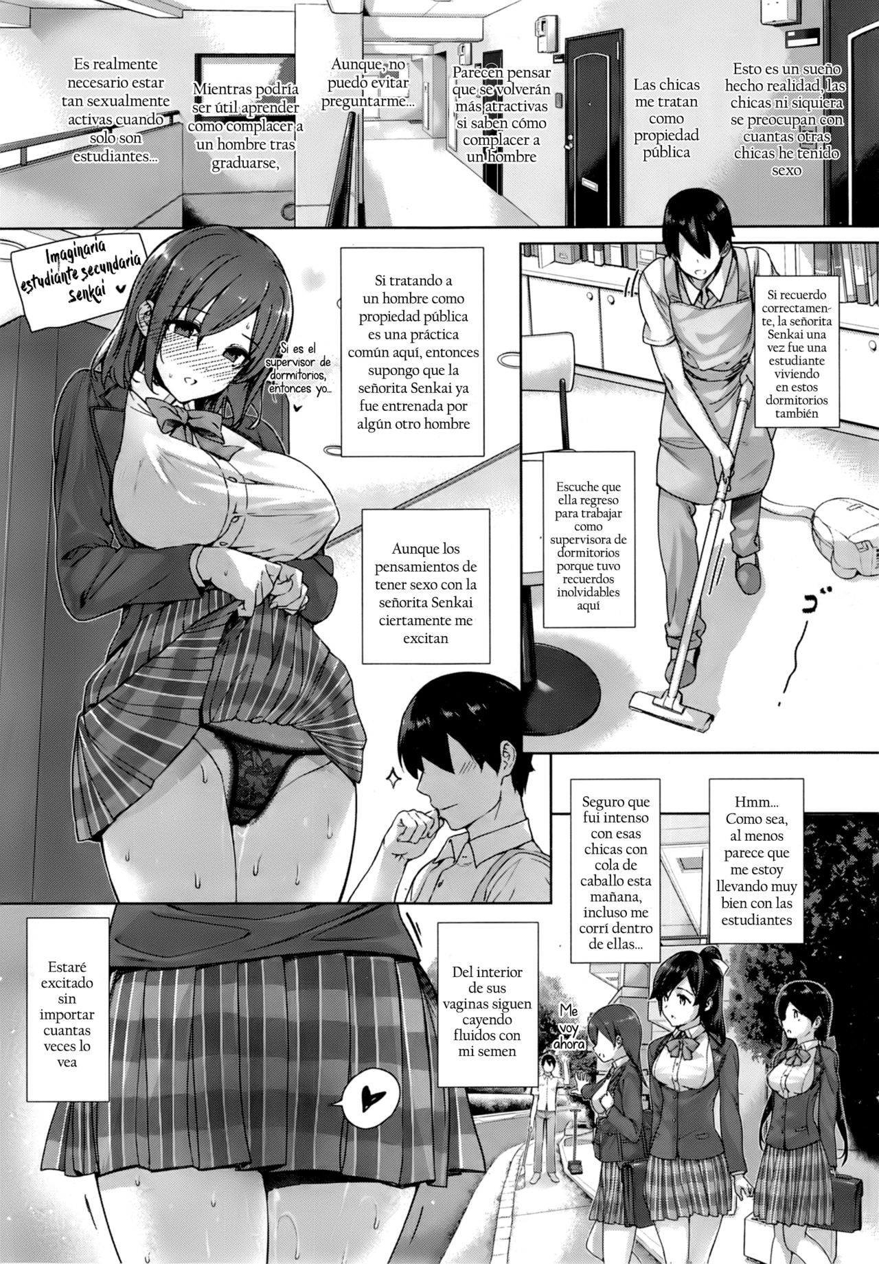 [Katsurai Yoshiaki] Amatsuka Gakuen no Ryoukan Seikatsu Ch. 1-2, 3.5-5.8 [Spanish] [Playguitar103] imagen número 3