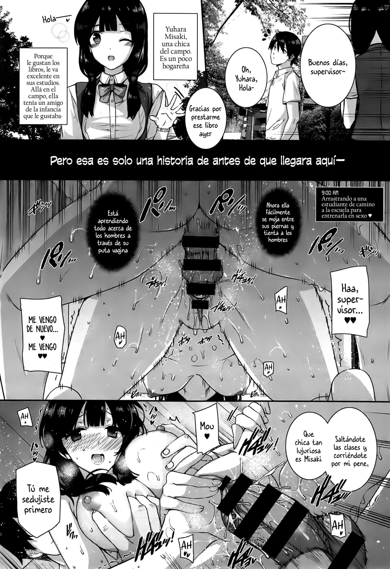 [Katsurai Yoshiaki] Amatsuka Gakuen no Ryoukan Seikatsu Ch. 1-2, 3.5-5.8 [Spanish] [Playguitar103] imagen número 34