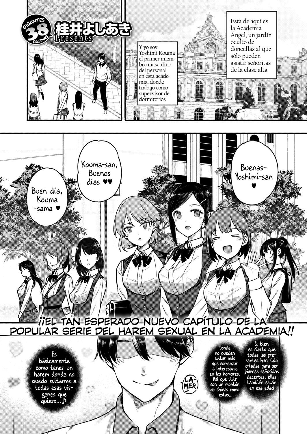[Katsurai Yoshiaki] Amatsuka Gakuen no Ryoukan Seikatsu Ch. 1-2, 3.5-5.8 [Spanish] [Playguitar103] imagen número 75