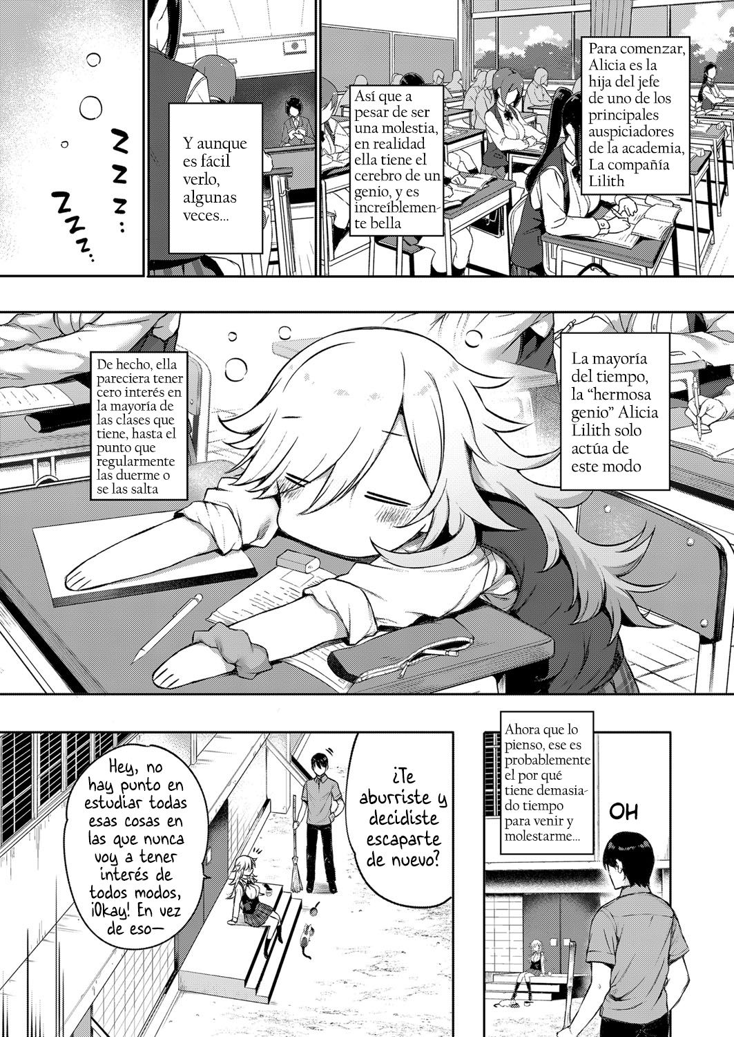 [Katsurai Yoshiaki] Amatsuka Gakuen no Ryoukan Seikatsu Ch. 1-2, 3.5-5.8 [Spanish] [Playguitar103] imagen número 78