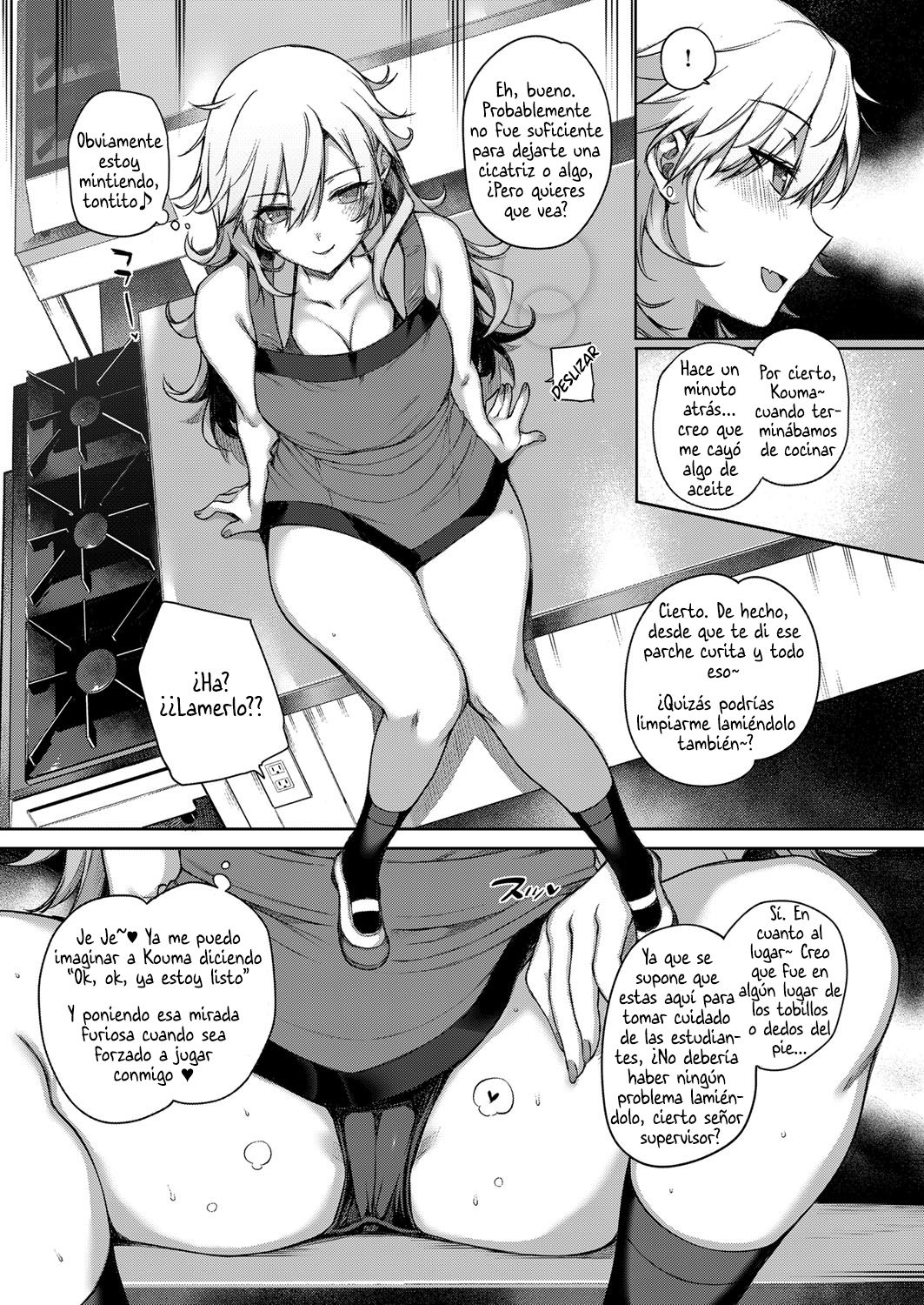 [Katsurai Yoshiaki] Amatsuka Gakuen no Ryoukan Seikatsu Ch. 1-2, 3.5-5.8 [Spanish] [Playguitar103] imagen número 88