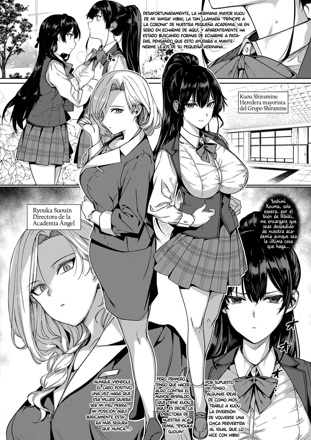[Katsurai Yoshiaki] Amatsuka Gakuen no Ryoukan Seikatsu Ch. 1-2, 3.5-5.8 [Spanish] [Playguitar103] imagen número 113