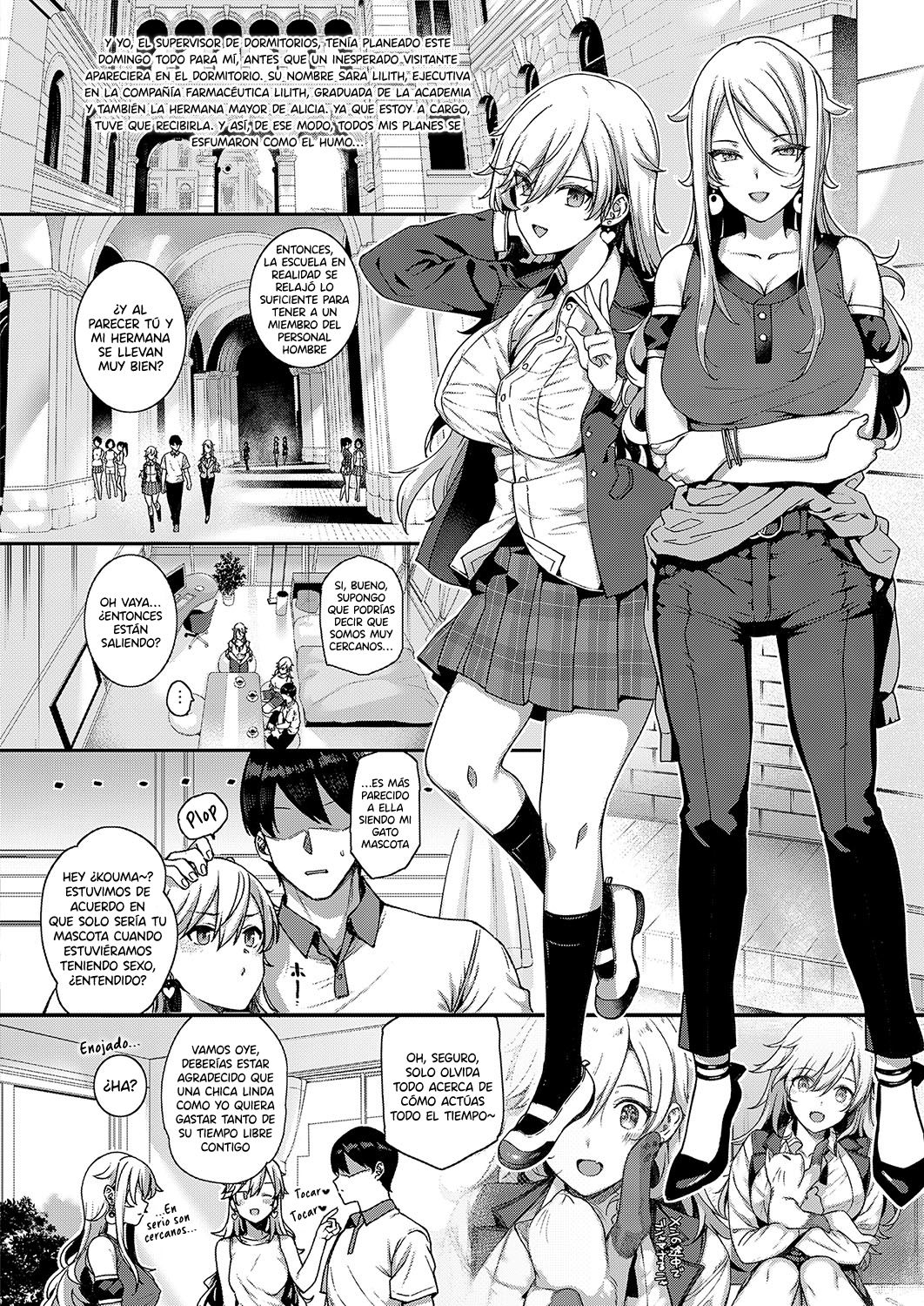[Katsurai Yoshiaki] Amatsuka Gakuen no Ryoukan Seikatsu Ch. 1-2, 3.5-5.8 [Spanish] [Playguitar103] imagen número 191