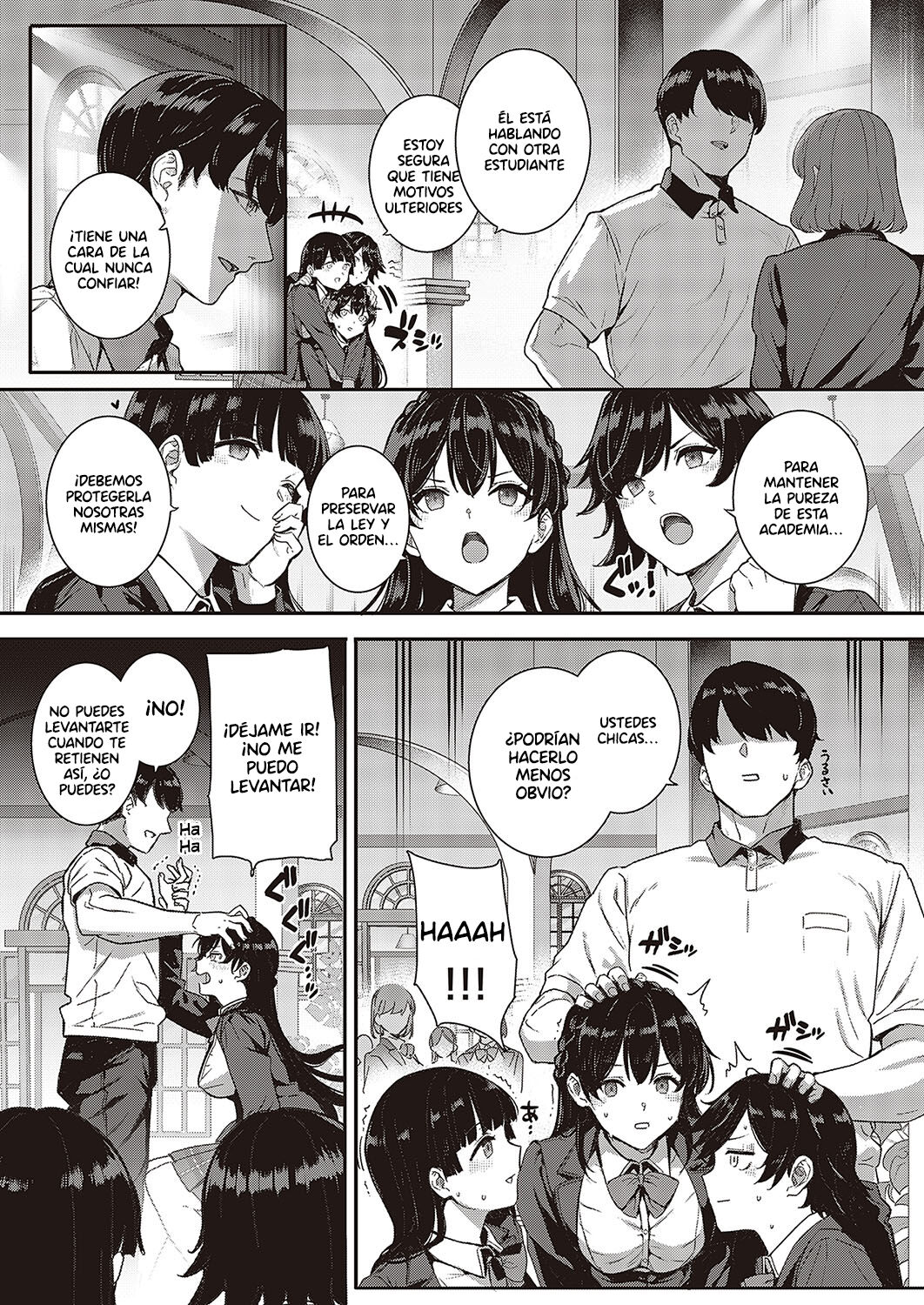 [Katsurai Yoshiaki] Amatsuka Gakuen no Ryoukan Seikatsu Ch. 1-2, 3.5-5.8 [Spanish] [Playguitar103] imagen número 204