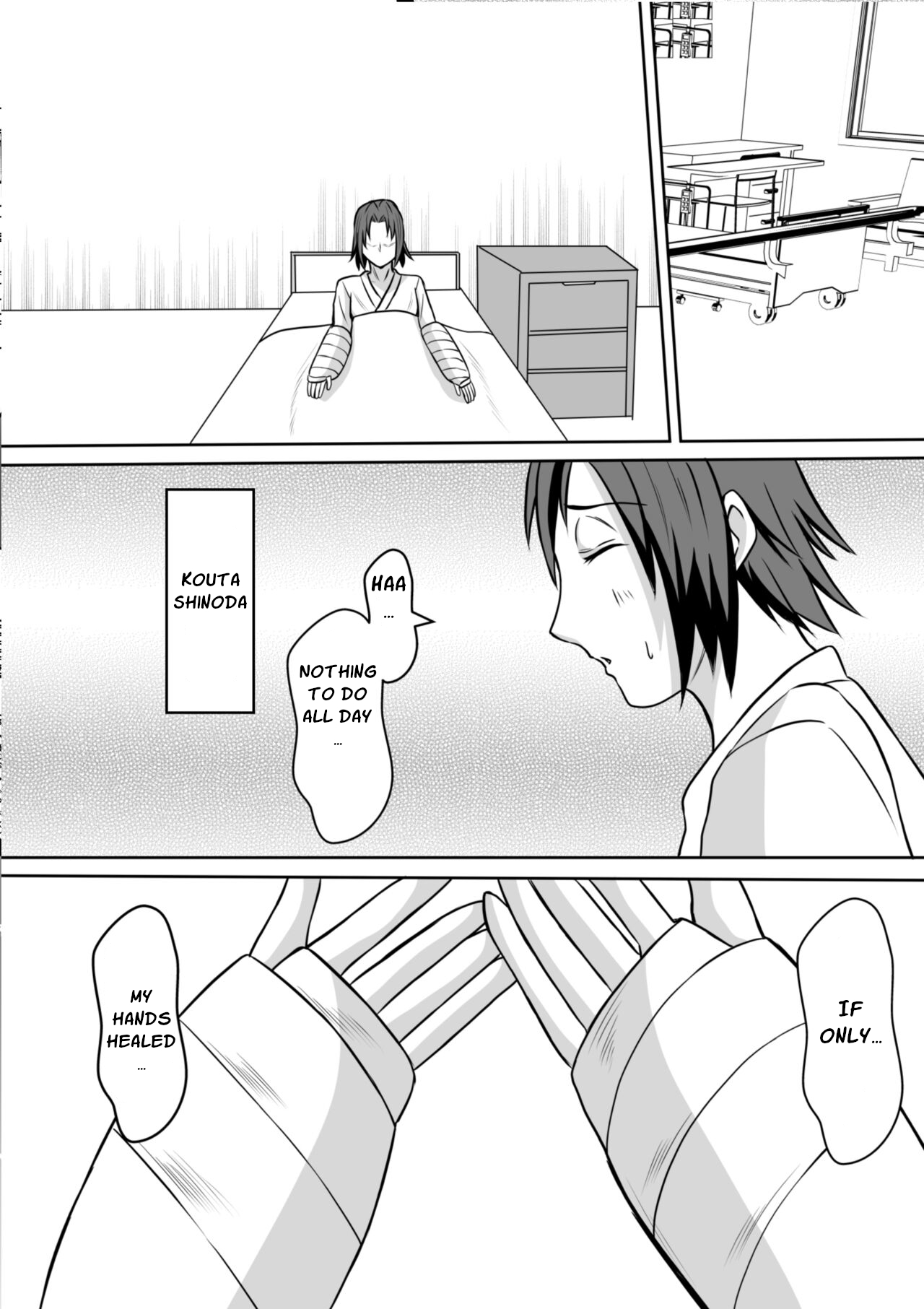 [Karakuri Korokke] Gami x 2 Mama to no Yarichin Nyuin Seikatsu | 2nd Generation Fuckboy Hospital Life With Mom [English] numero di immagine  2