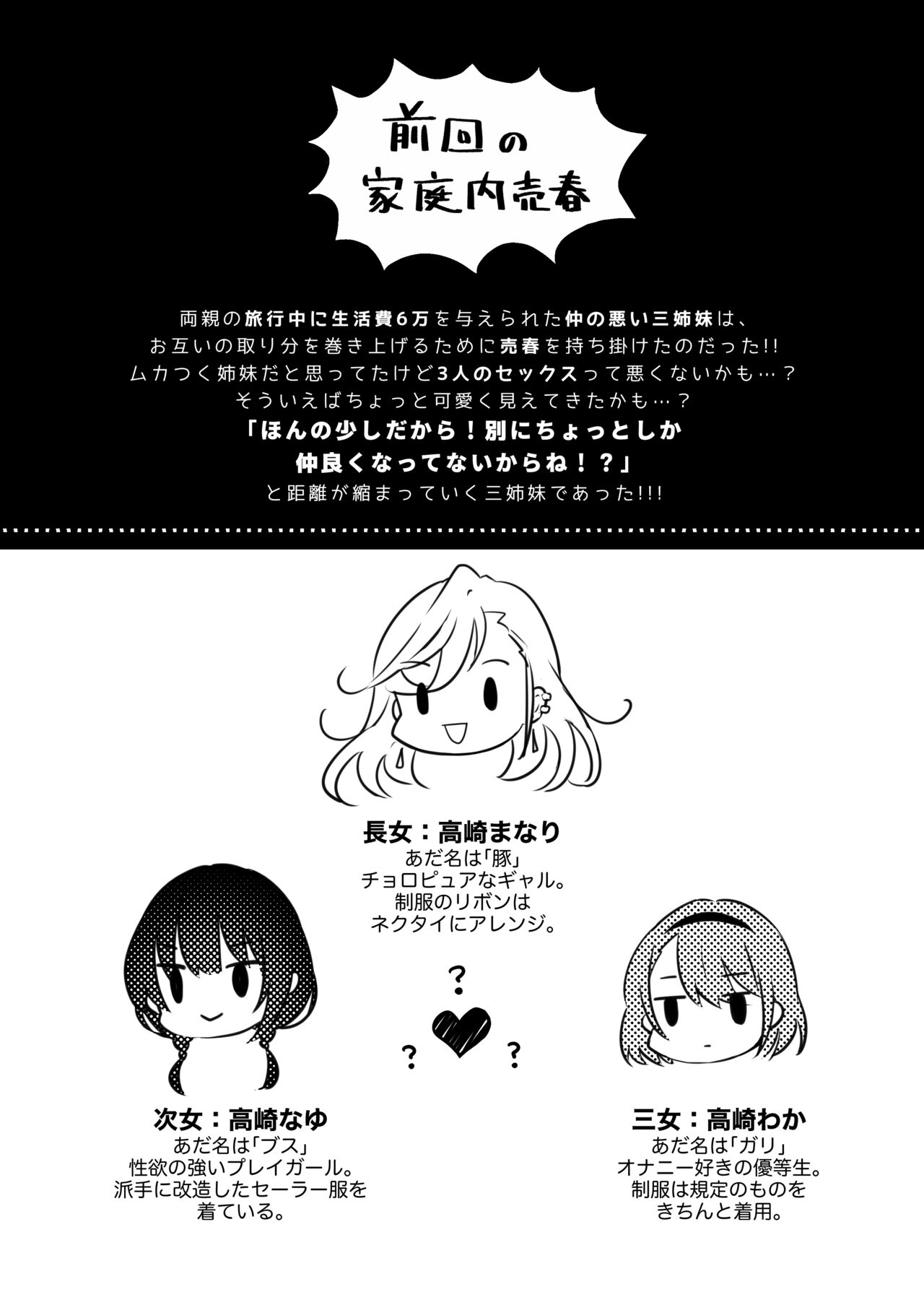 [NICOLAI (Orico)] Kateinai Baishun 2 ~Okane wa Iranai, 3P ga Shitai!~ [Digital] numero di immagine  4