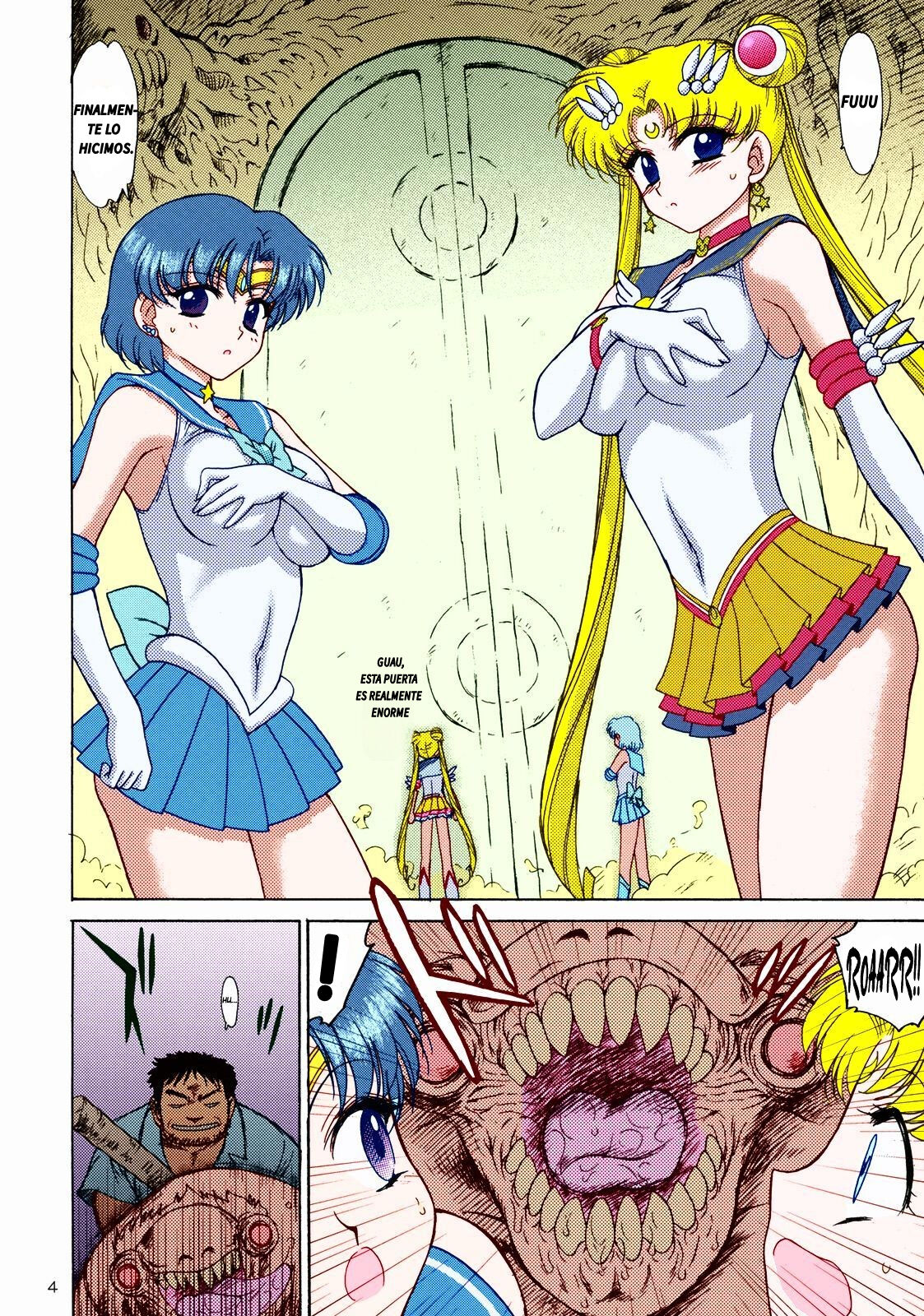 (C78) [Black Dog (Kuroinu Juu)] DARK BLUE MOON (Bishoujo Senshi Sailor Moon) [Spanish] [Black977] [Colorized] 图片编号 3