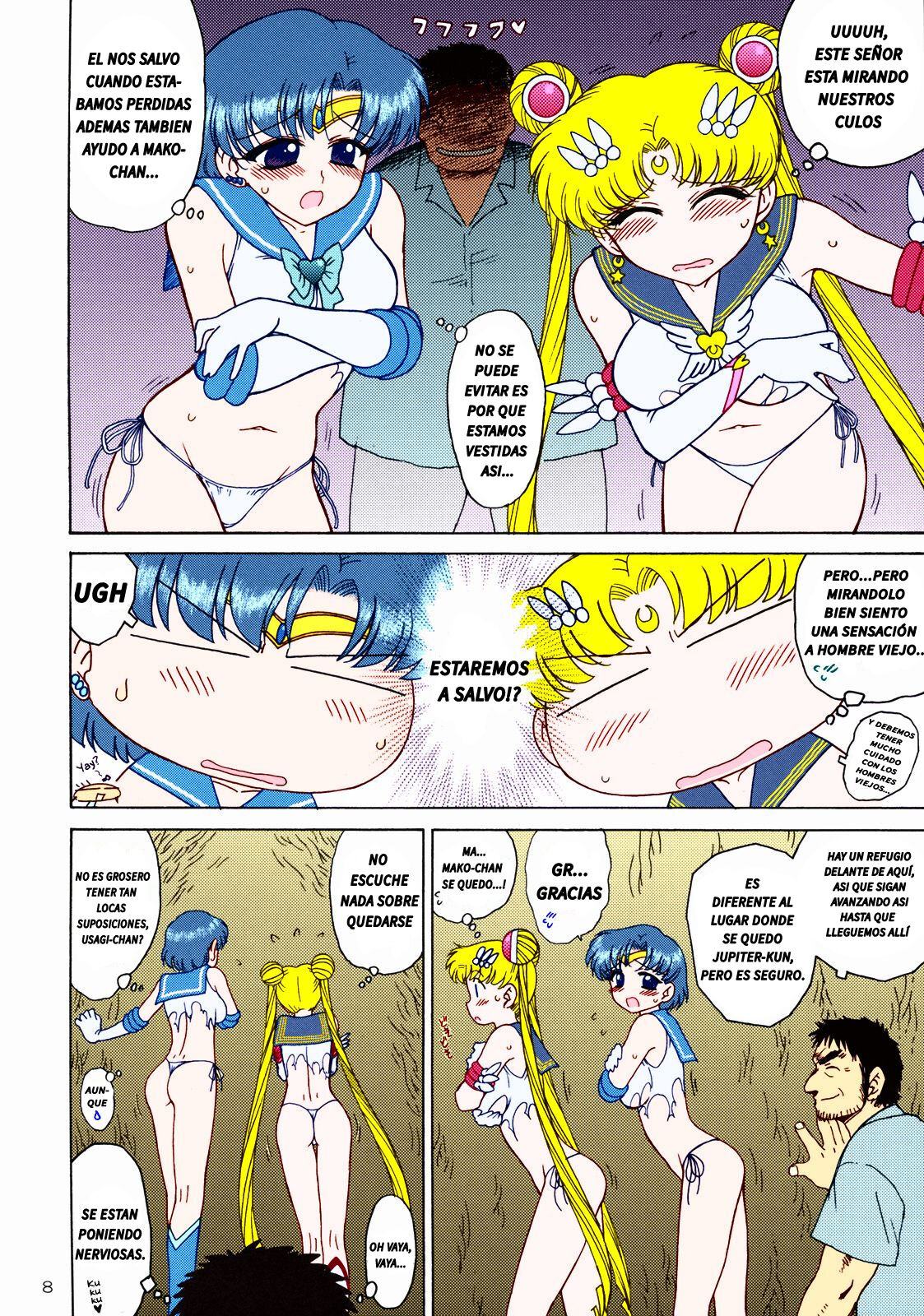 (C78) [Black Dog (Kuroinu Juu)] DARK BLUE MOON (Bishoujo Senshi Sailor Moon) [Spanish] [Black977] [Colorized] 图片编号 7