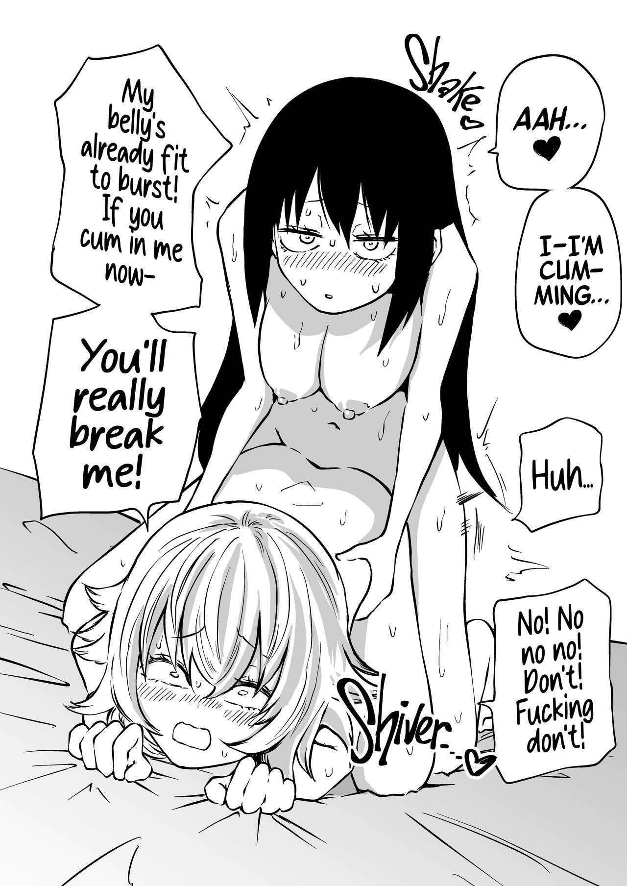 [Mikenekohanten (Sakamoto KAFKA)] Doutei Futanari Senpai Bitch Kouhai no Amaama Fudeoroshi | Virgin Futanari Gets Cherry Popped by Her Slutty Junior [English] [Mr_Person Translation] [Digital] image number 34