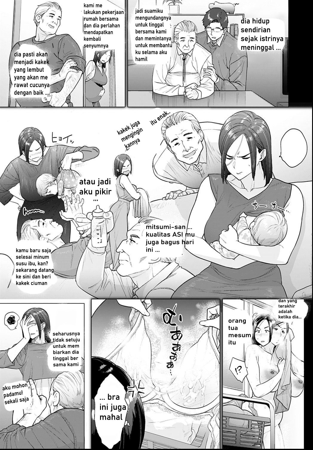 [Etuzan Jakusui] Otou-san, Tetsudatte kudasai. (COMIC Anthurium 2021-06) [Indonesian] [UStranslation]  [Digital] imagen número 3