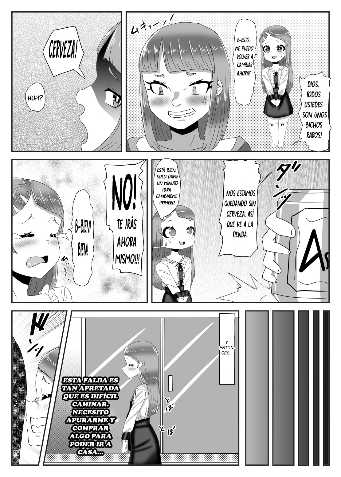 [Nitiniti Sowa (Apacchi)] Batsu Game de Josou Sanpo Saserareteitara Ikemen Futanari Musume ni Tasukeraremashita [Spanish] [Bananare22] numero di immagine  9