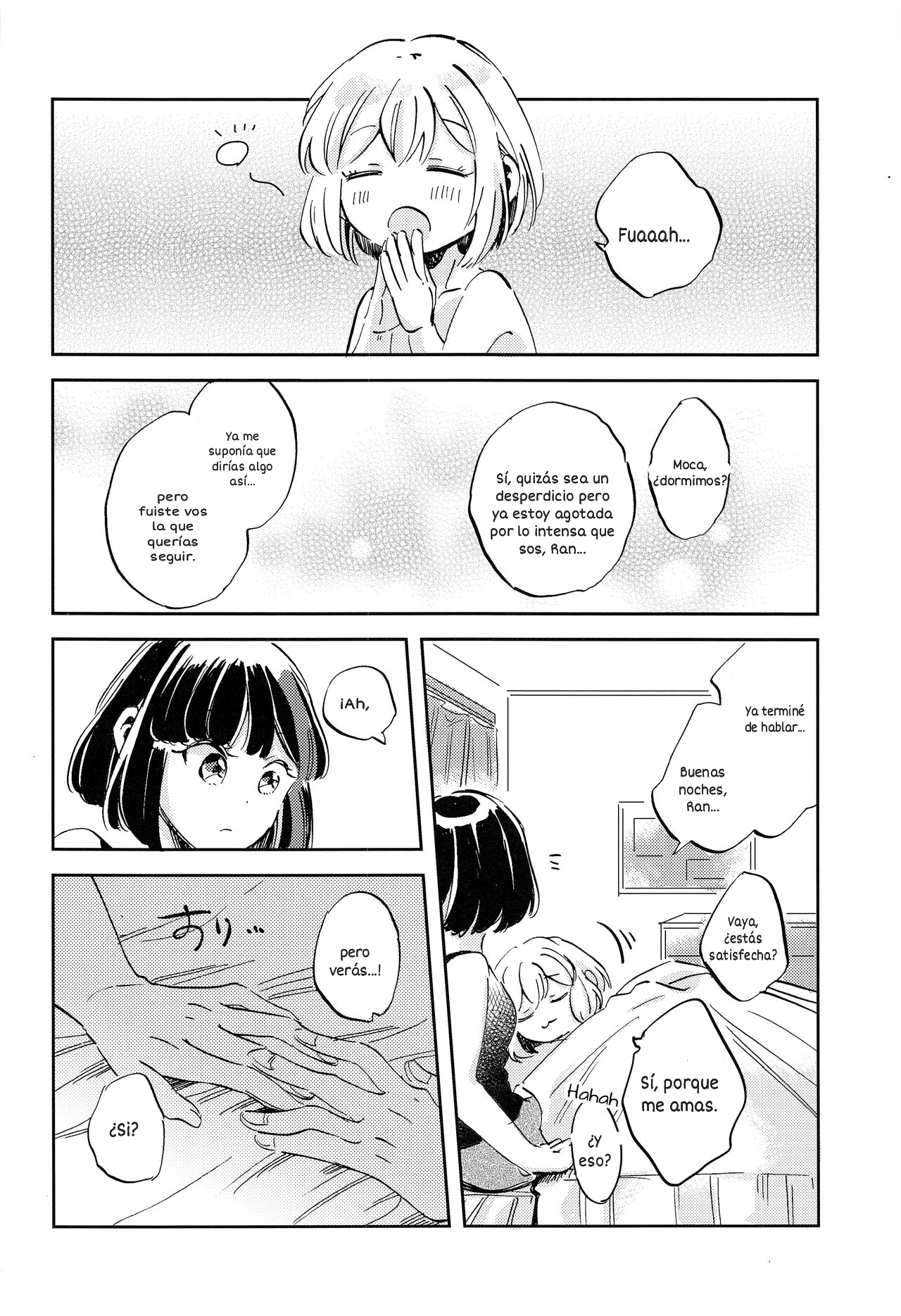 (BanG Dreamer's Party! 8th STAGE) [Zawameki Jambo (Zawameki)] Futari de Iru kara Dekiru Koto (BanG Dream!) [Spanish] [Nekomi Fans] изображение № 33