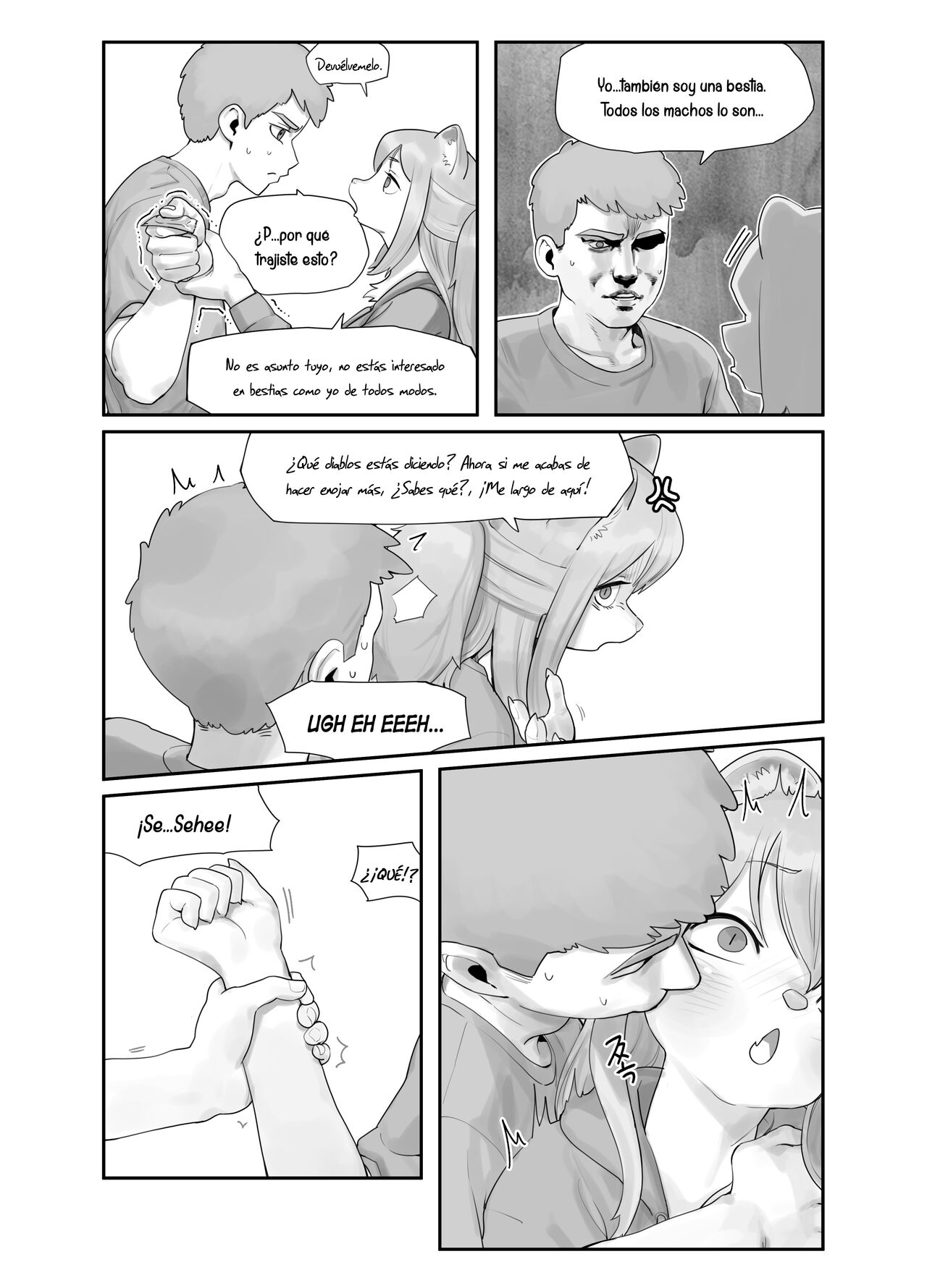 [Gudl] A Suspiciously Erotic Childhood Friend [Spanish] [Kamus2001] [Uncensored] image number 3