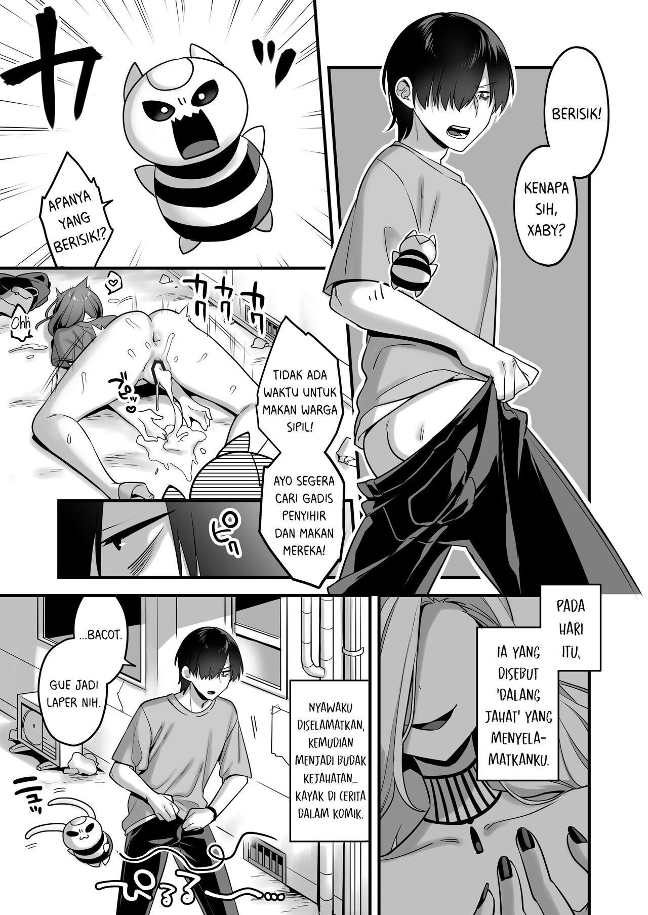 [U-RaL (Yamanashi Yuuya)] Aku no Tesaki ni Natta node. ~Mahou Shoujo o Ryoujoku Shimasu~ [Indonesian] [DKKMD Translations] numero di immagine  5