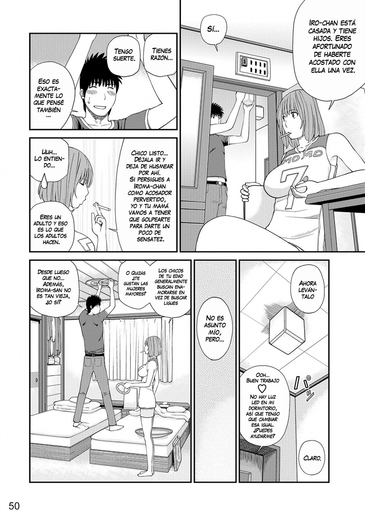 [Kuroki Hidehiko] Momojiri Danchi Mama-san Volley Doukoukai - Mom's Volley Ball | Club de Vóleibol de mamás del distrito Momojiri [Spanish] [NekoCreme] [Digital] [Decensored] 画像番号 49