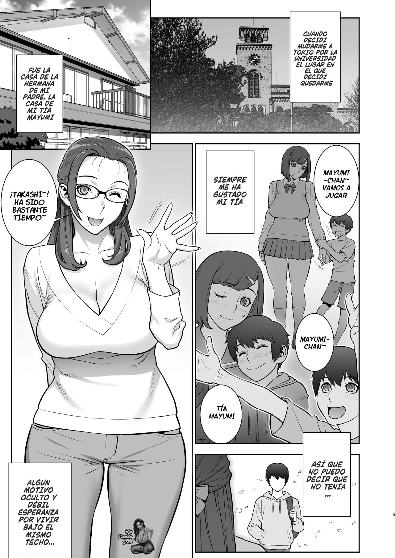 [Motchie Kingdom (Motchie)] Oba no Uwa Kitsu Cosplay Onanie o Mokugeki Shita Ken [Spanish] [BigDaddyScan] [Digital] 图片编号 4