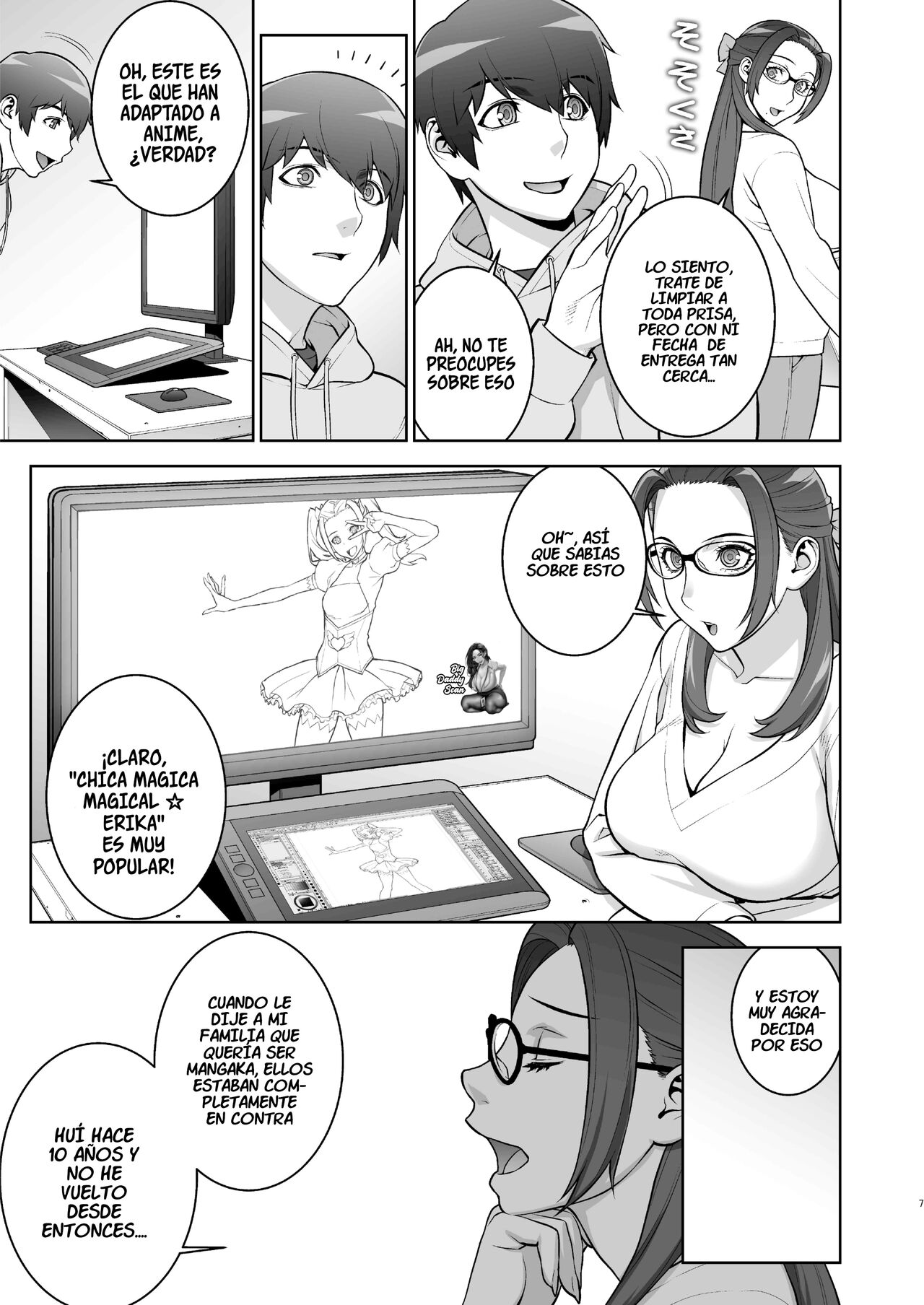 [Motchie Kingdom (Motchie)] Oba no Uwa Kitsu Cosplay Onanie o Mokugeki Shita Ken [Spanish] [BigDaddyScan] [Digital] 图片编号 6