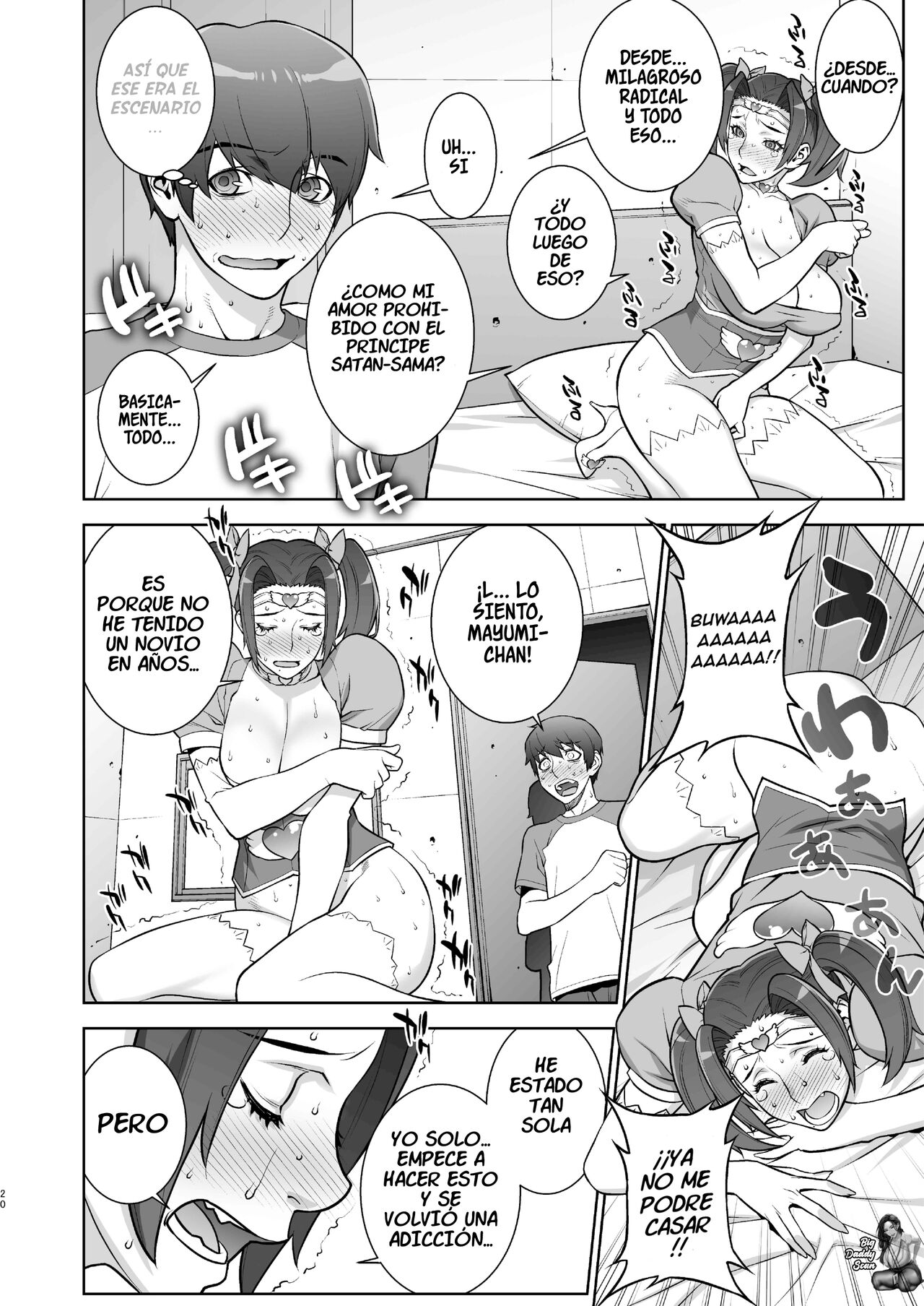 [Motchie Kingdom (Motchie)] Oba no Uwa Kitsu Cosplay Onanie o Mokugeki Shita Ken [Spanish] [BigDaddyScan] [Digital] 图片编号 19