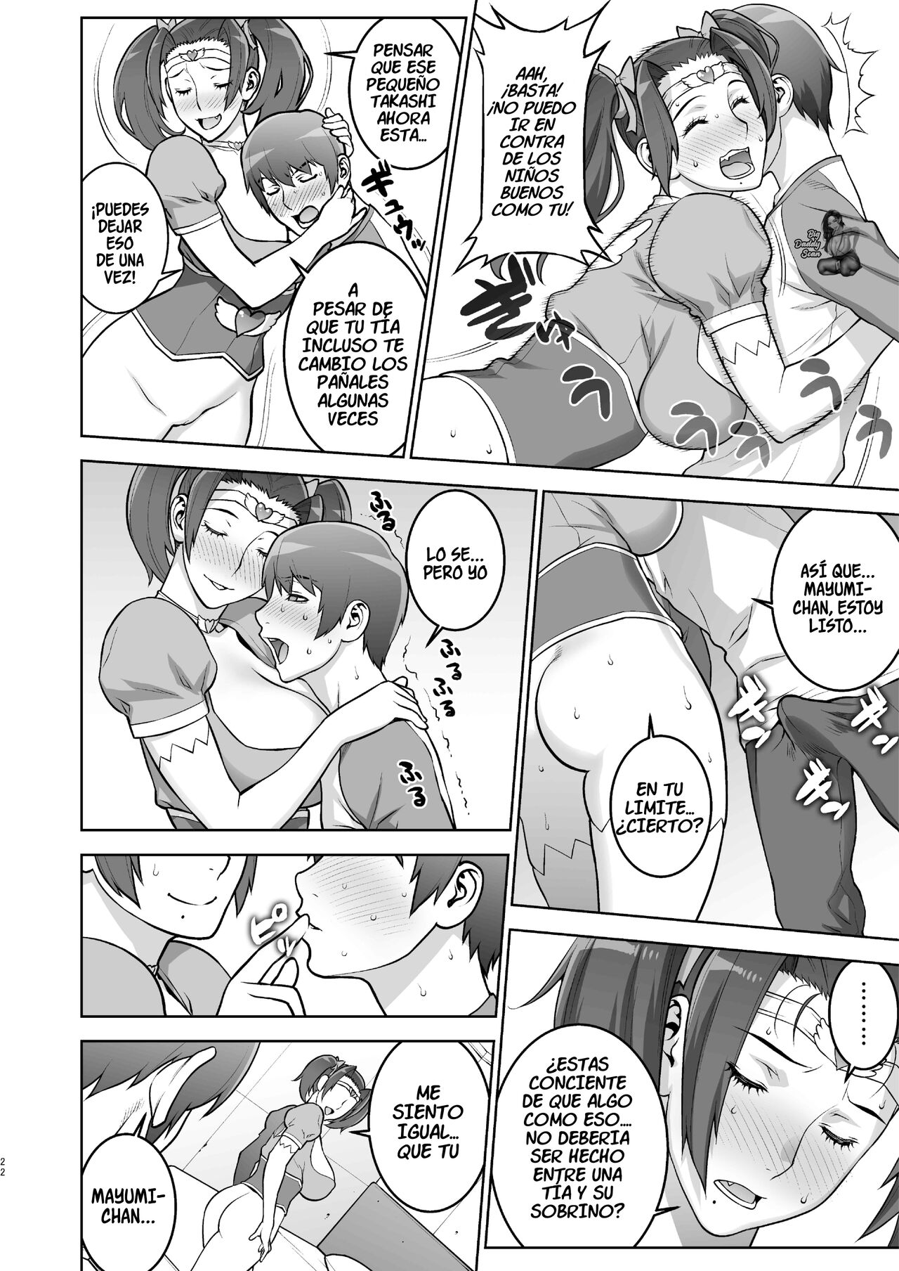 [Motchie Kingdom (Motchie)] Oba no Uwa Kitsu Cosplay Onanie o Mokugeki Shita Ken [Spanish] [BigDaddyScan] [Digital] 图片编号 21