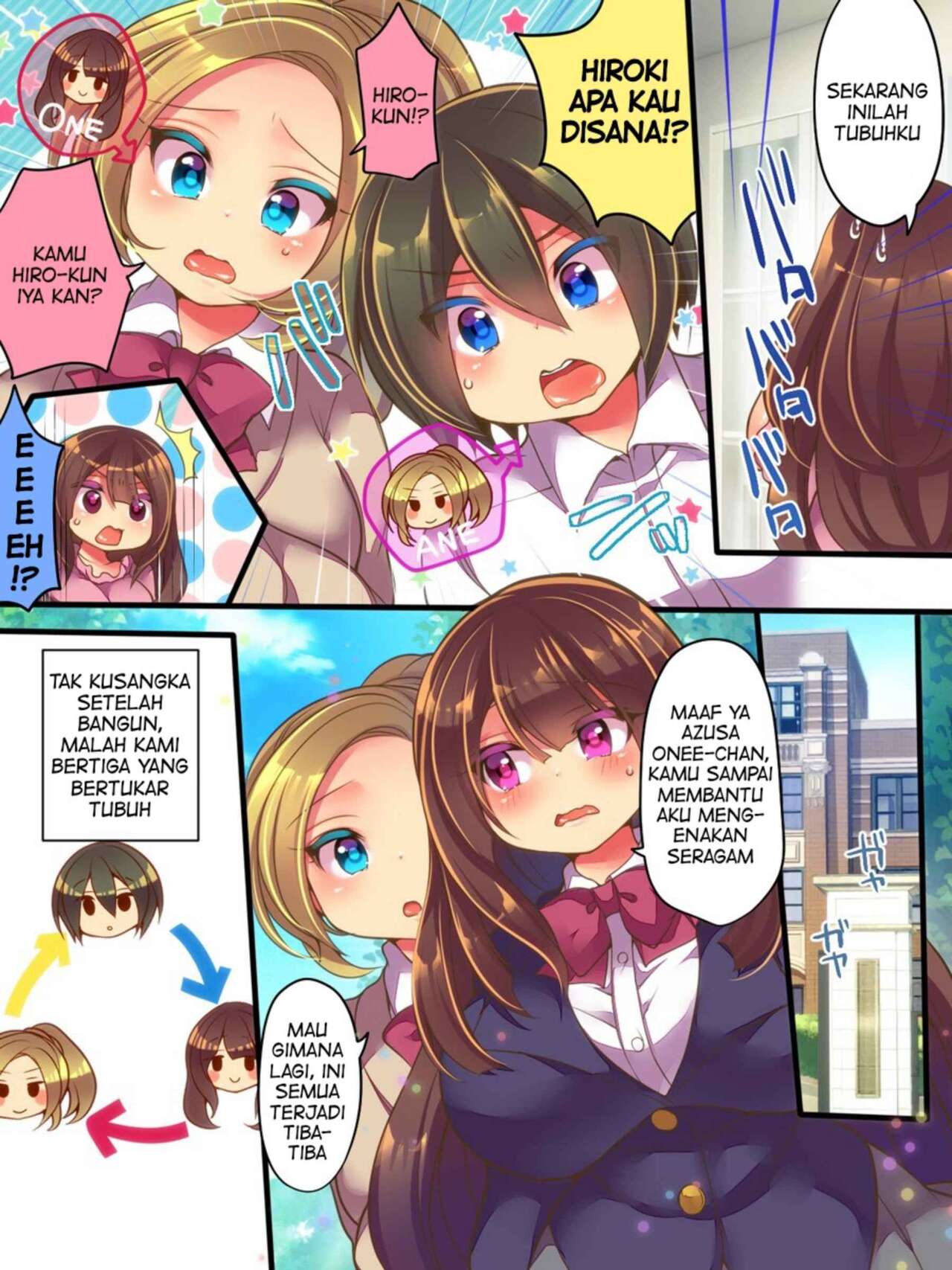 [Amuai Okashi Seisakusho (Reitou Mikan)] AneOne Sankaku SWAP [Indonesian] [PinattSuki] Bildnummer 7