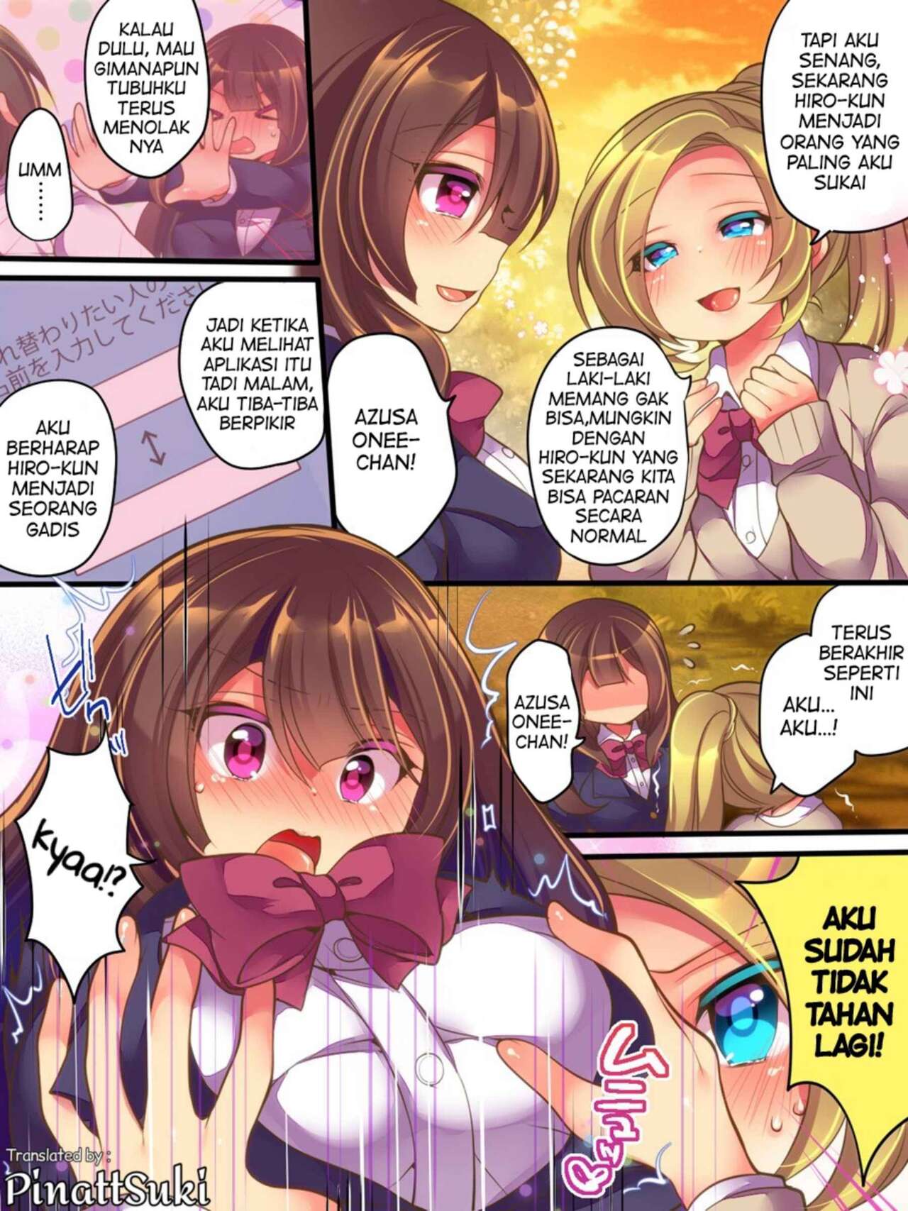 [Amuai Okashi Seisakusho (Reitou Mikan)] AneOne Sankaku SWAP [Indonesian] [PinattSuki] Bildnummer 12