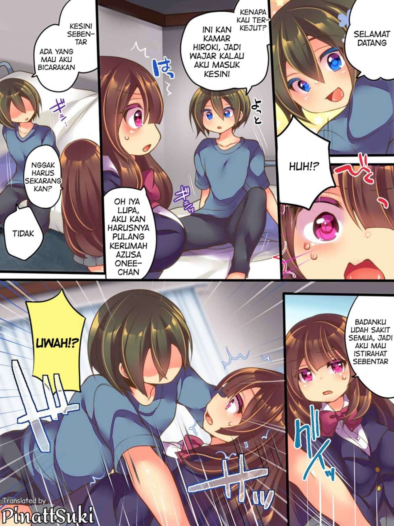 [Amuai Okashi Seisakusho (Reitou Mikan)] AneOne Sankaku SWAP [Indonesian] [PinattSuki] Bildnummer 16