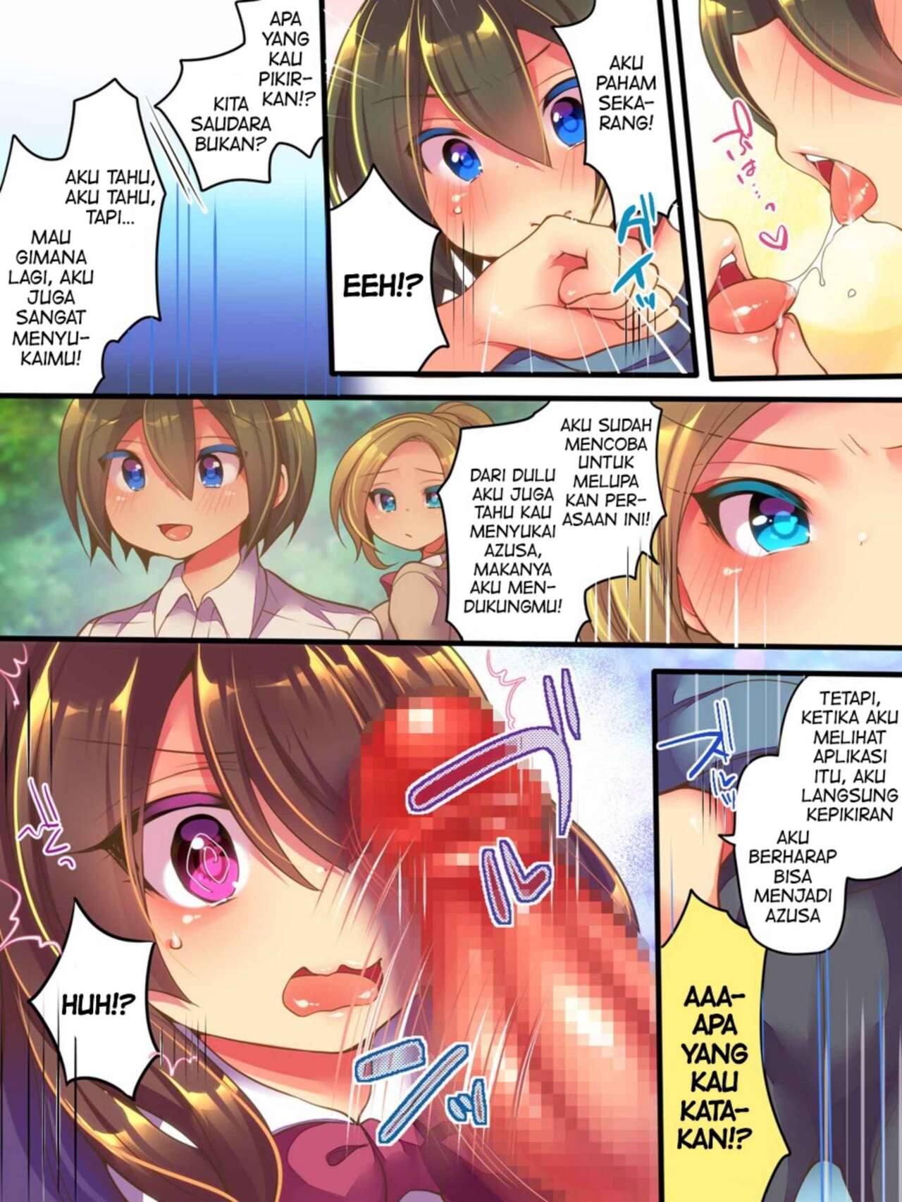 [Amuai Okashi Seisakusho (Reitou Mikan)] AneOne Sankaku SWAP [Indonesian] [PinattSuki] Bildnummer 18